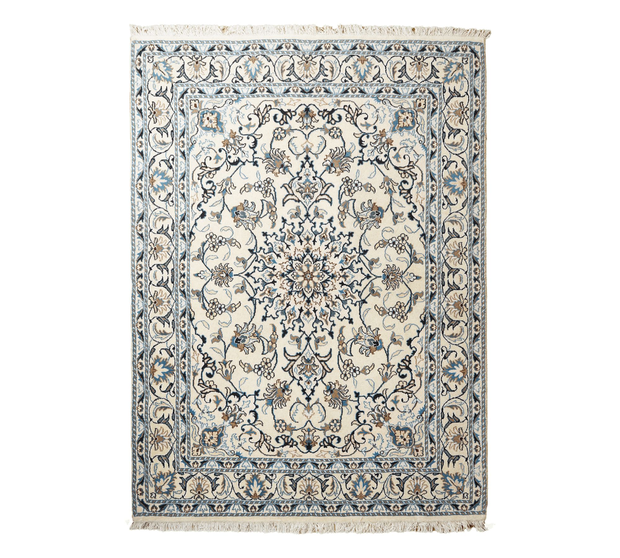 Nain 12la Teppich Wolle Beige