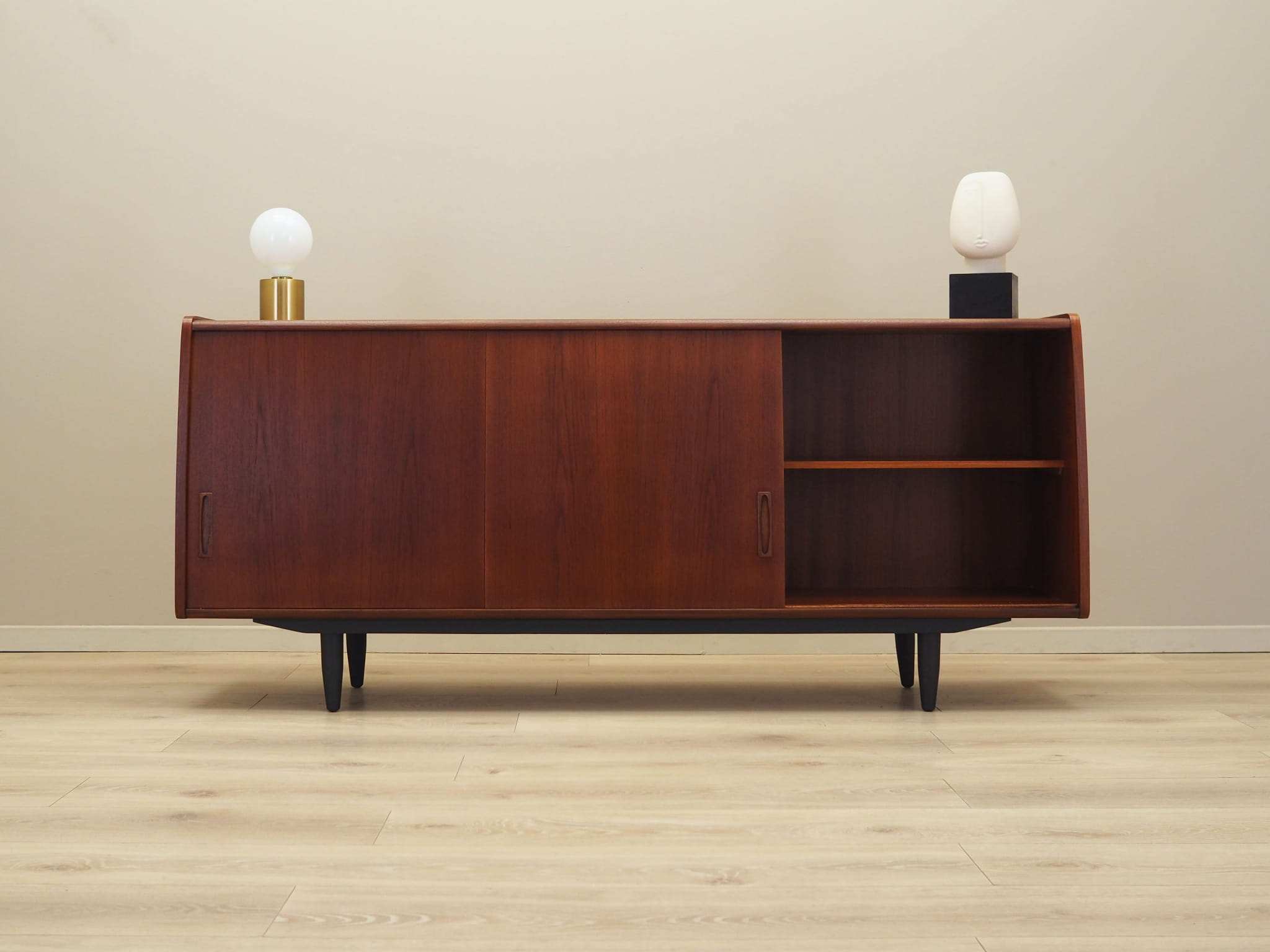 Sideboard Teakholz Braun 1970er Jahre