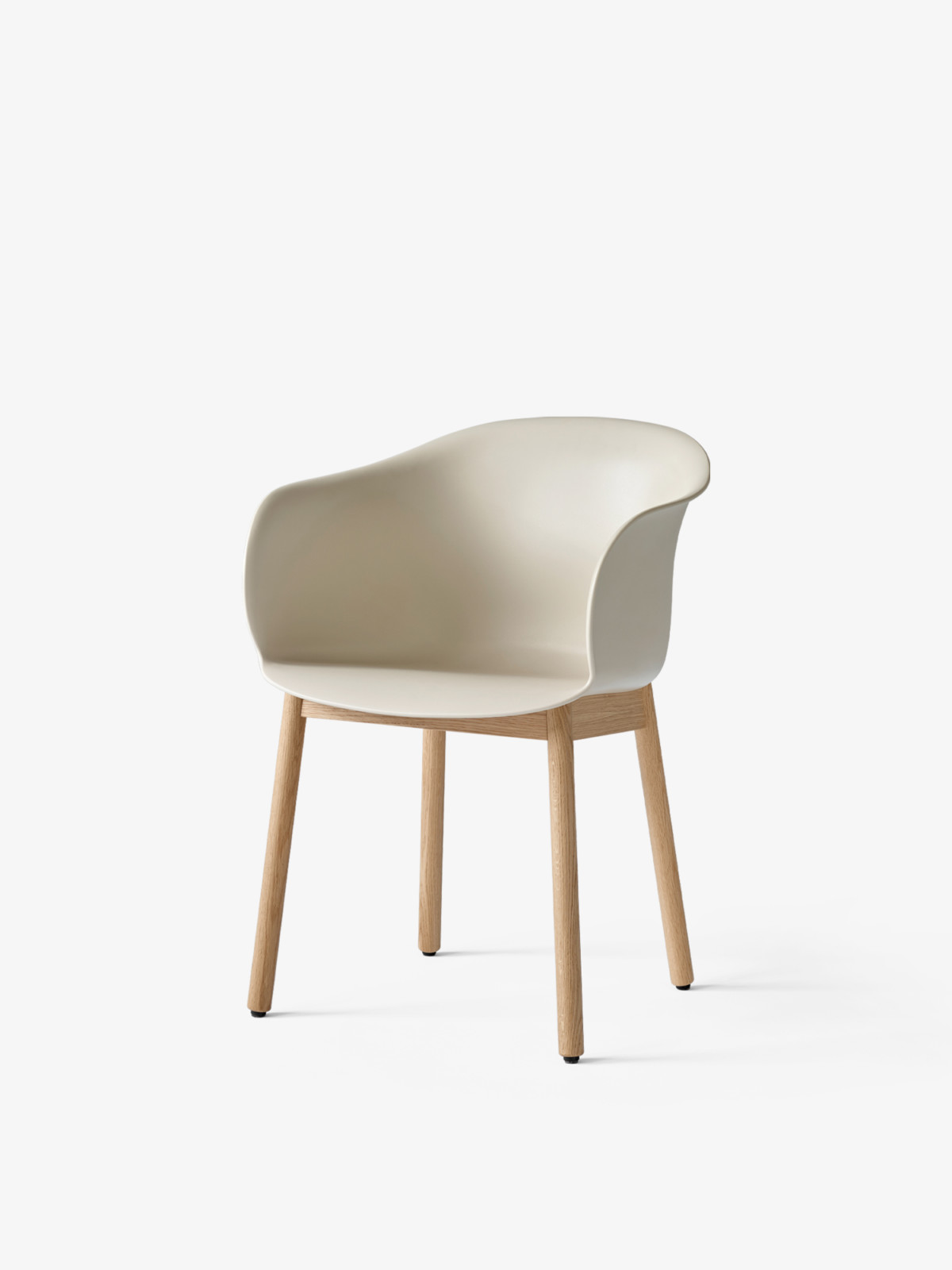 JH30 Elefy Stuhl Eiche Plastik Beige