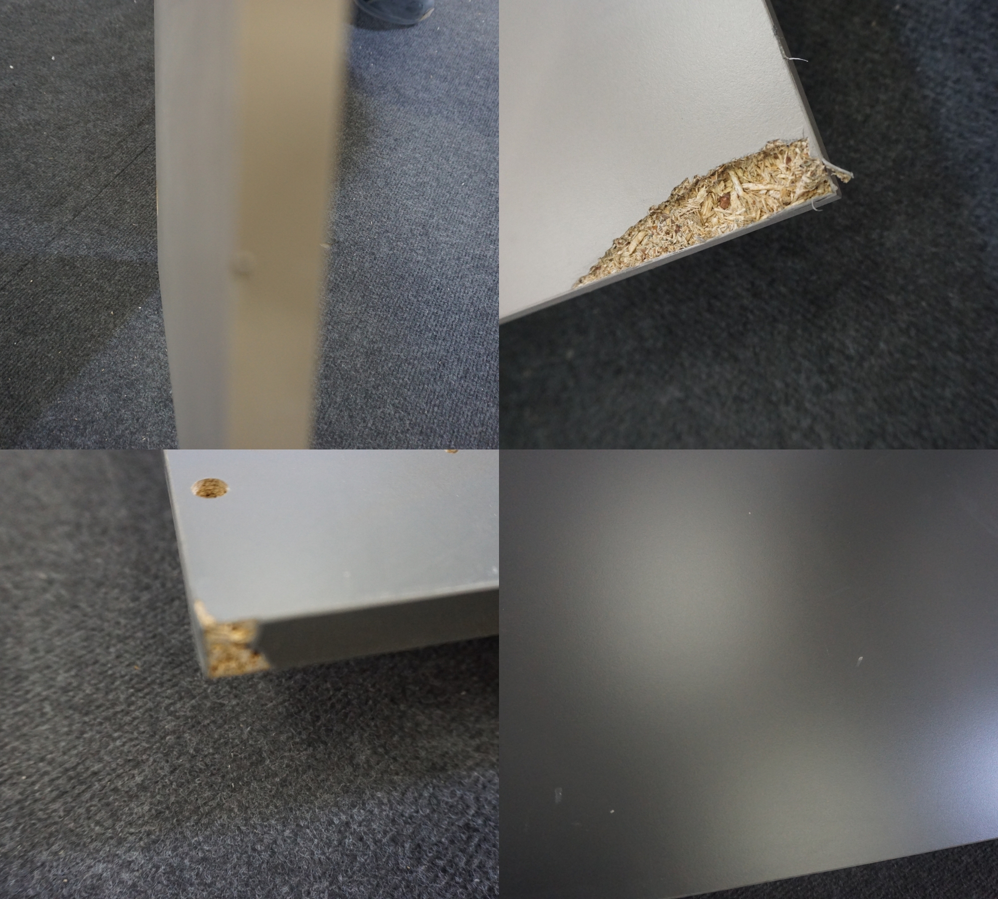 P3 Garderobe Holzfurnier Weiß