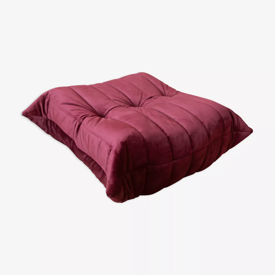 Togo Ottoman Velluto Rosso Borgogna