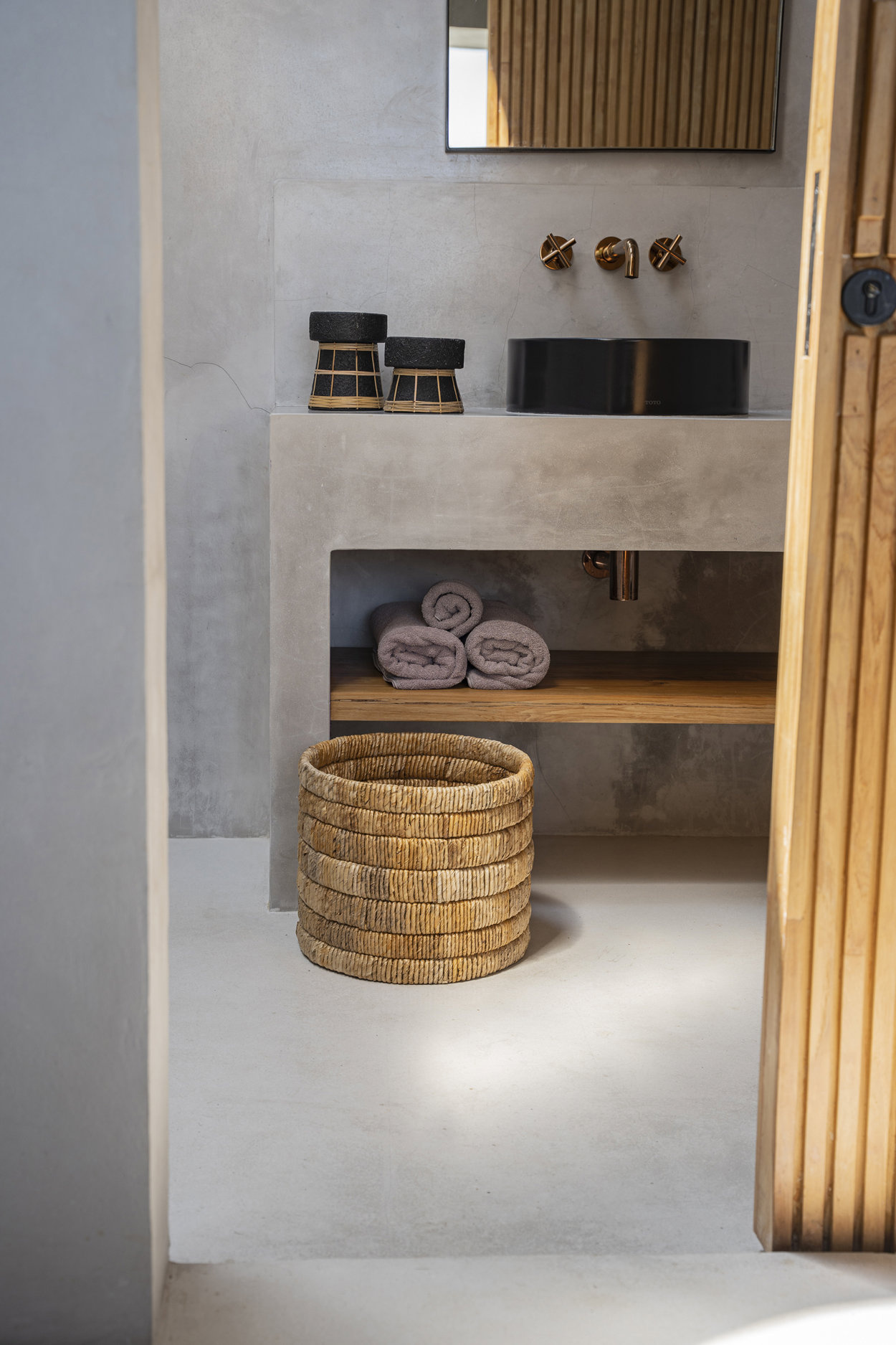 Serene Portacandele Nero