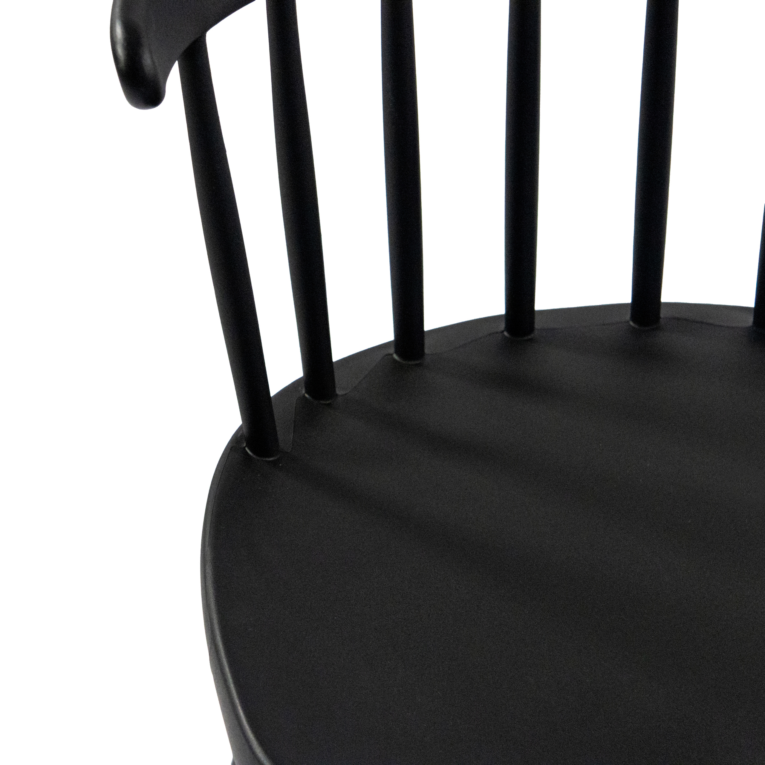 ARTIFO RIB Esszimmerstuhl Kunststoff Schwarz