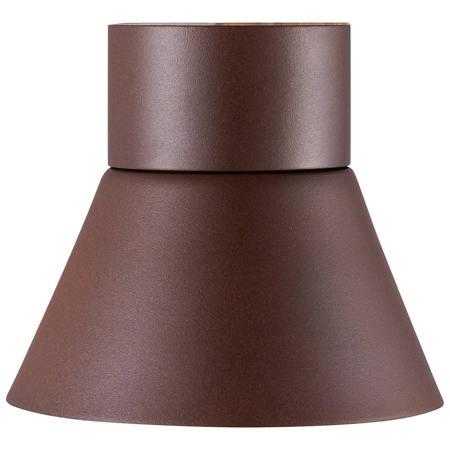 Kyklop Cone Wandleuchte Aluminium Braun 1-flammig