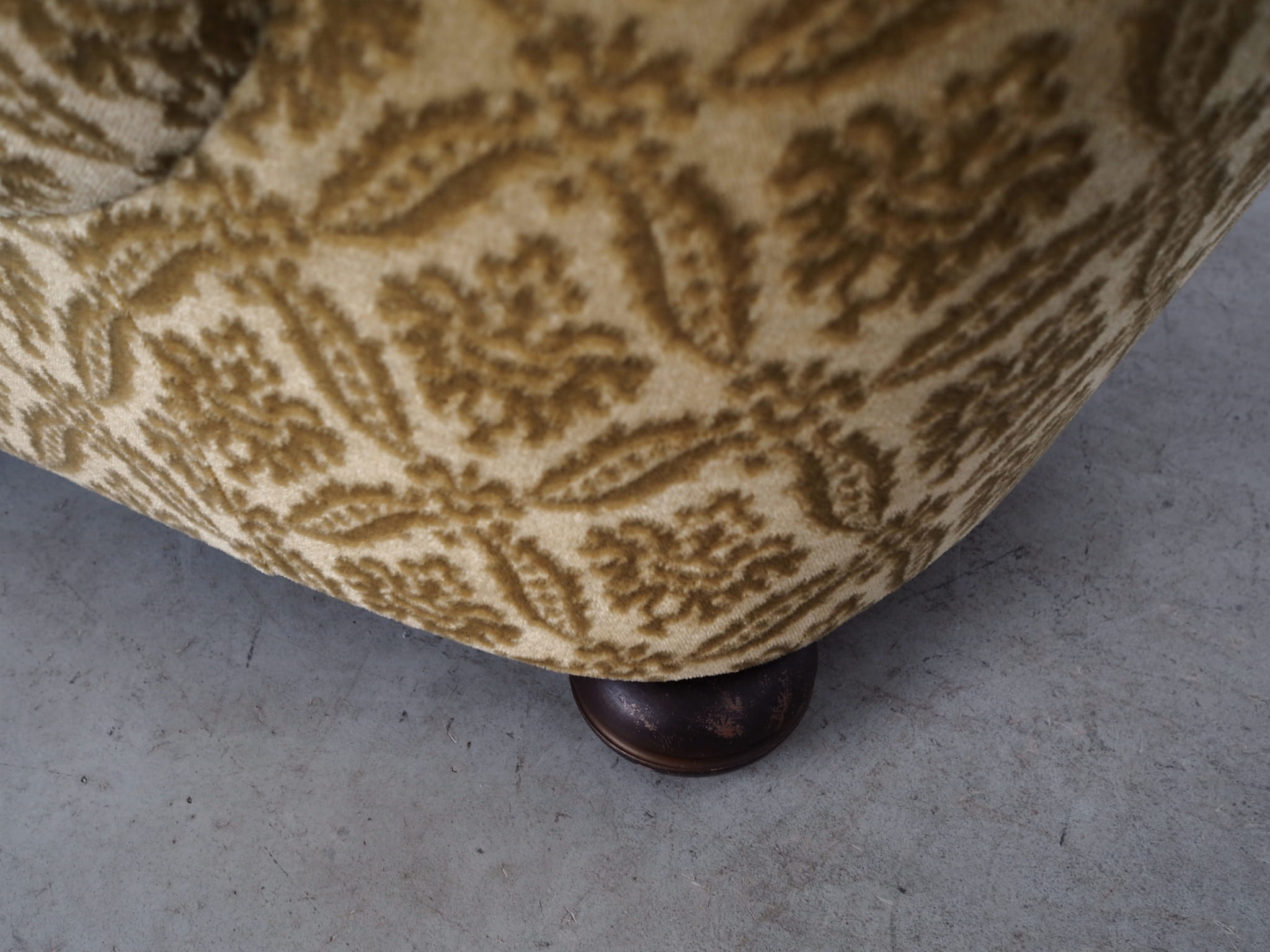 Armchair Textile Wood Yellow 1960s