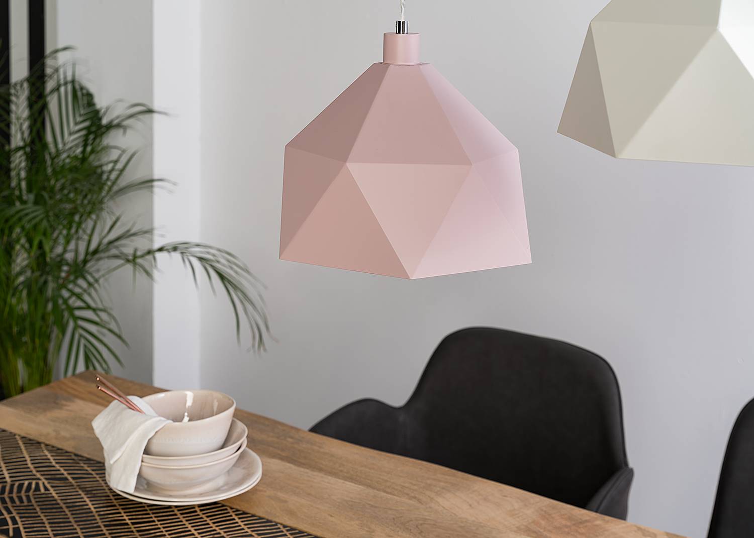 Pendant lamp Armour 1-bulb Pink