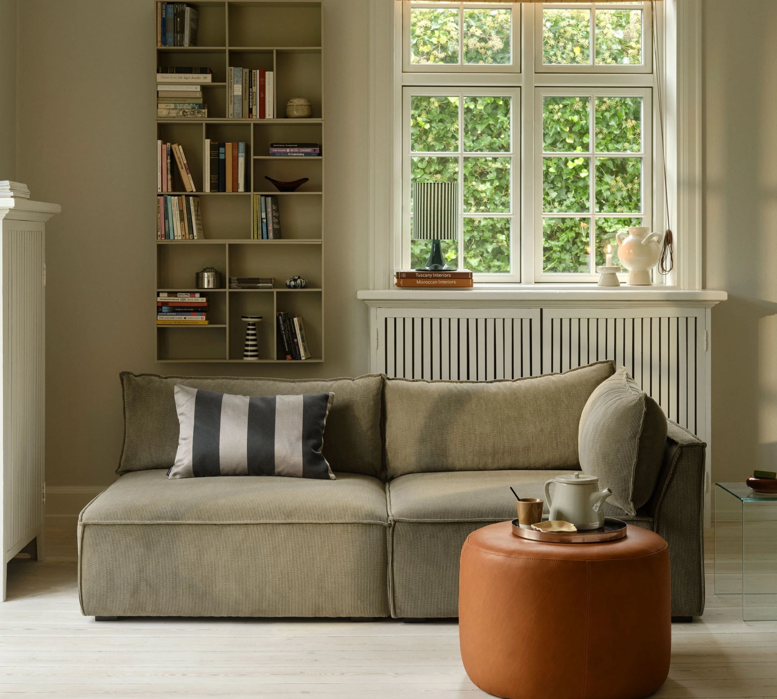 Daphne 1-Sitzer Eckmodul Rechts Free Sage