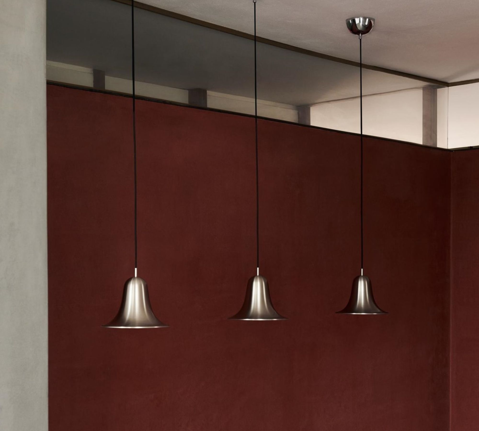 Pantop 23 Pendelleuchte Matt Metallic Ø 23cm