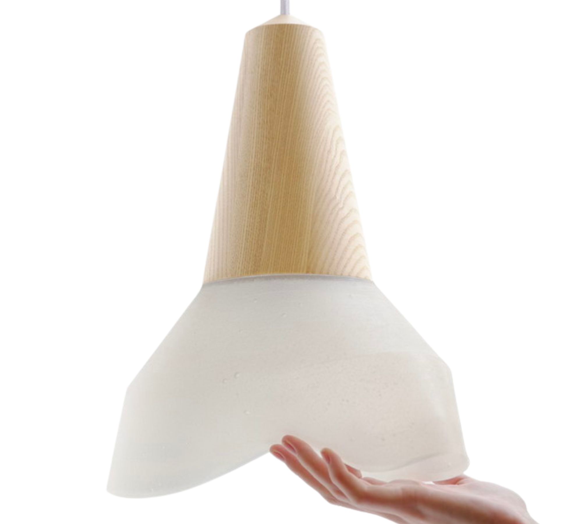 Eikon Lampe Weiß / Esche