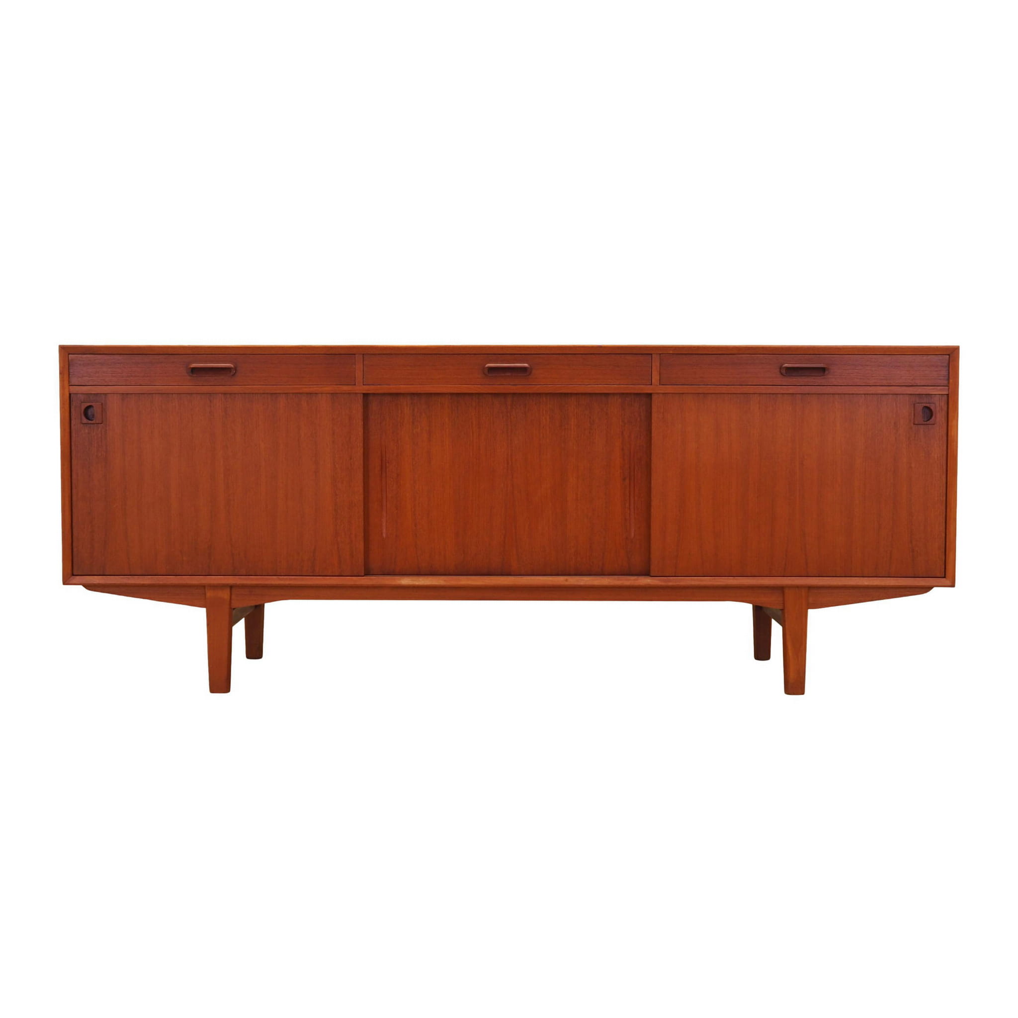 Vintage Sideboard Teakholz Braun 1960er Jahre