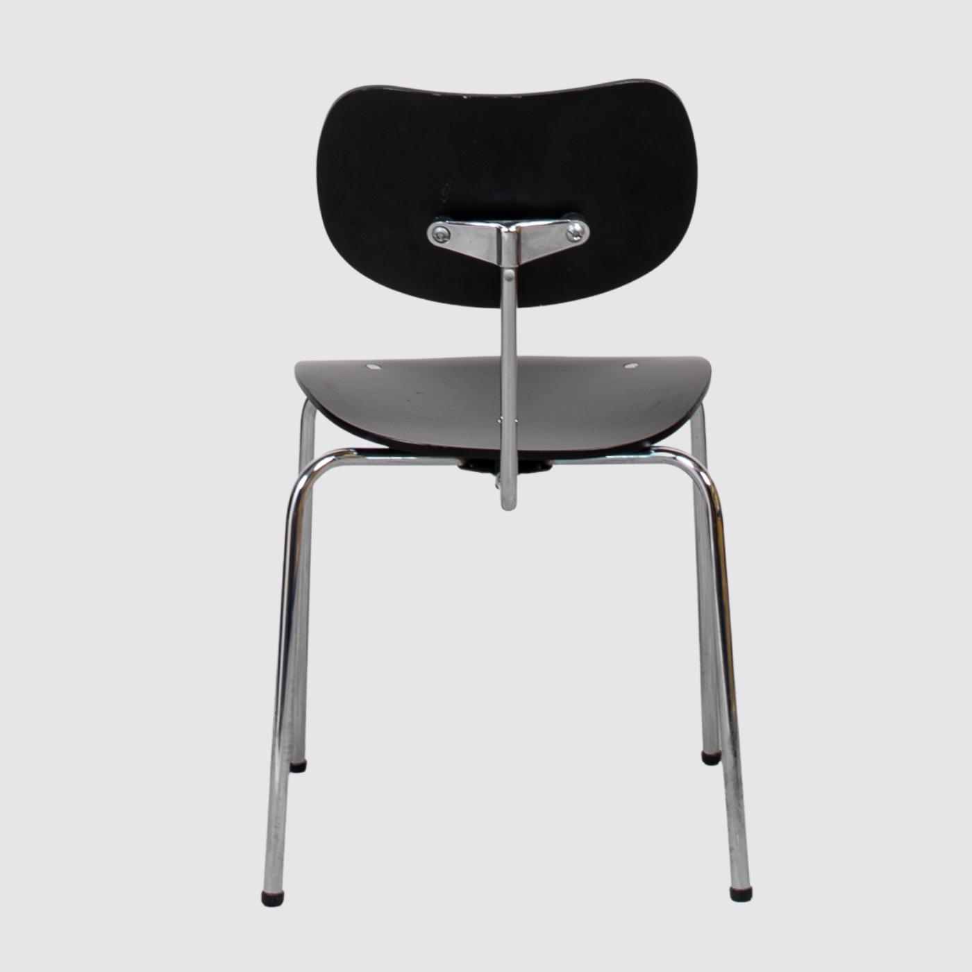 Wilde&Spieth Eiermann SE 68 Stuhl Schwarz