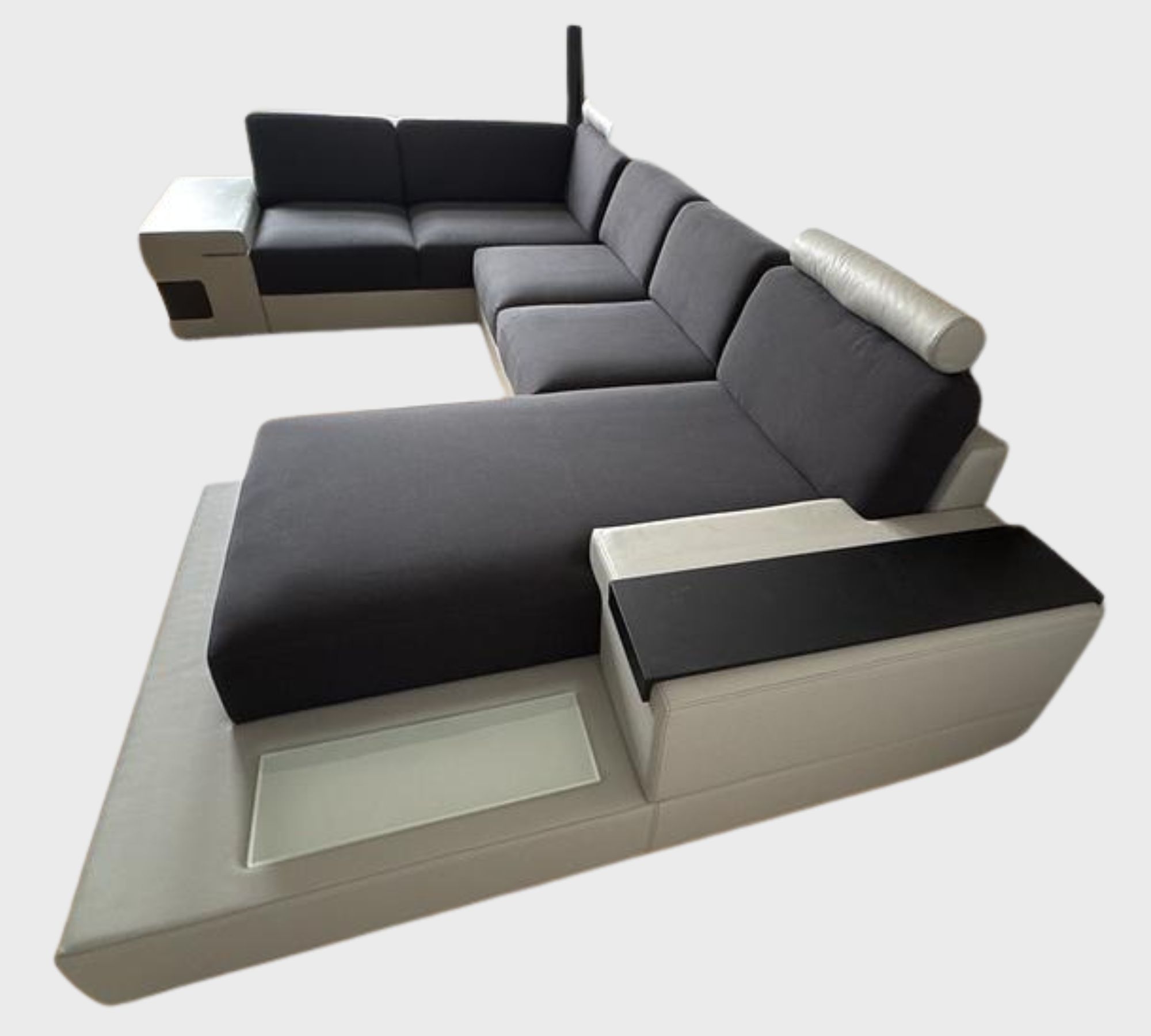 Luxus Modulares Sofa Leder 