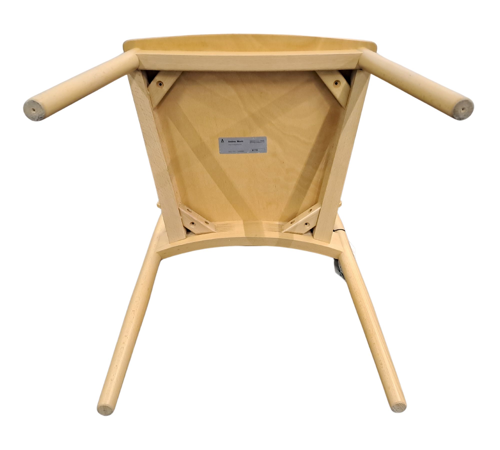 Smart SO0612 Stuhl Holz Braun