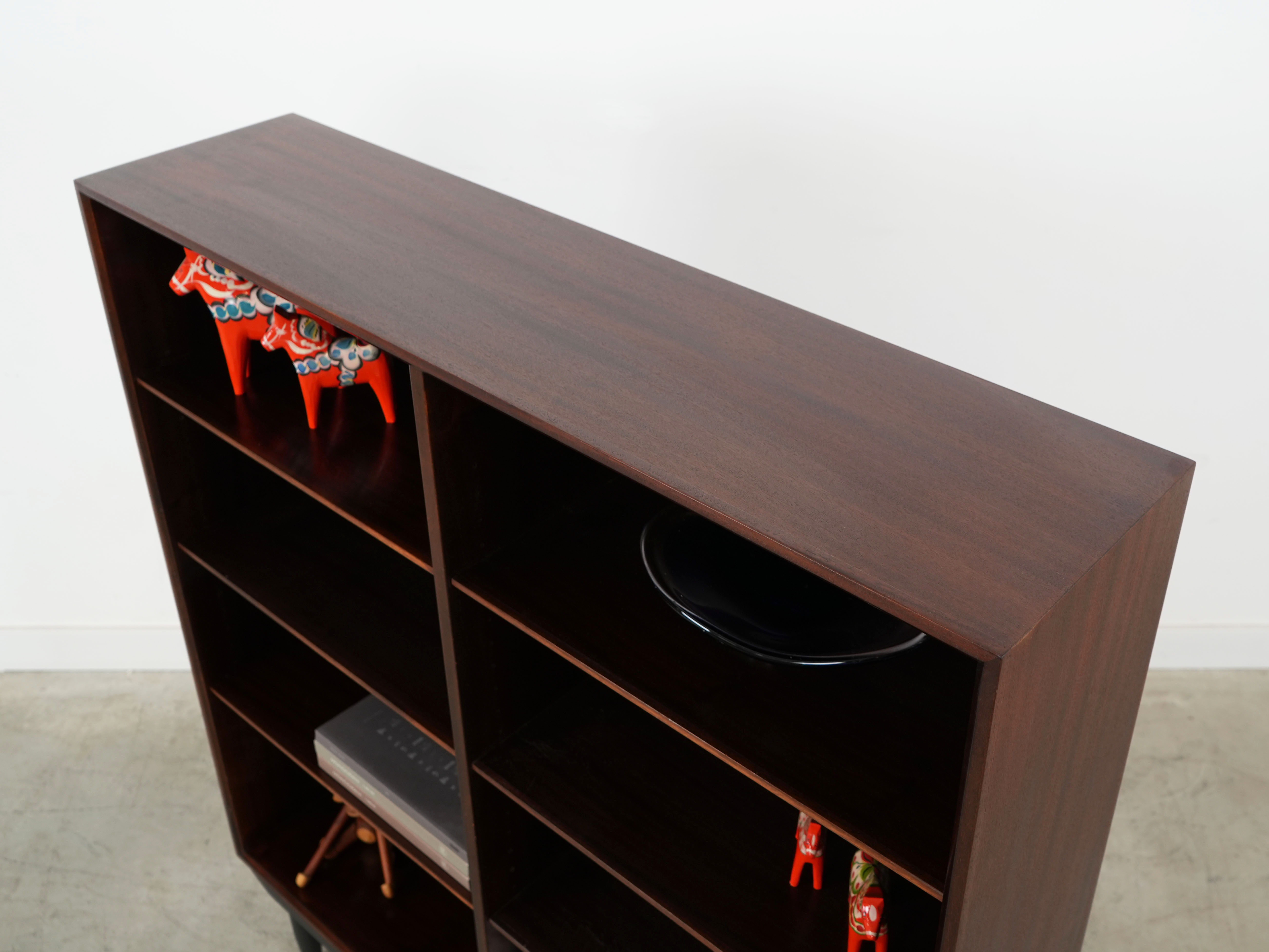 Mahogany bookcase 1970s