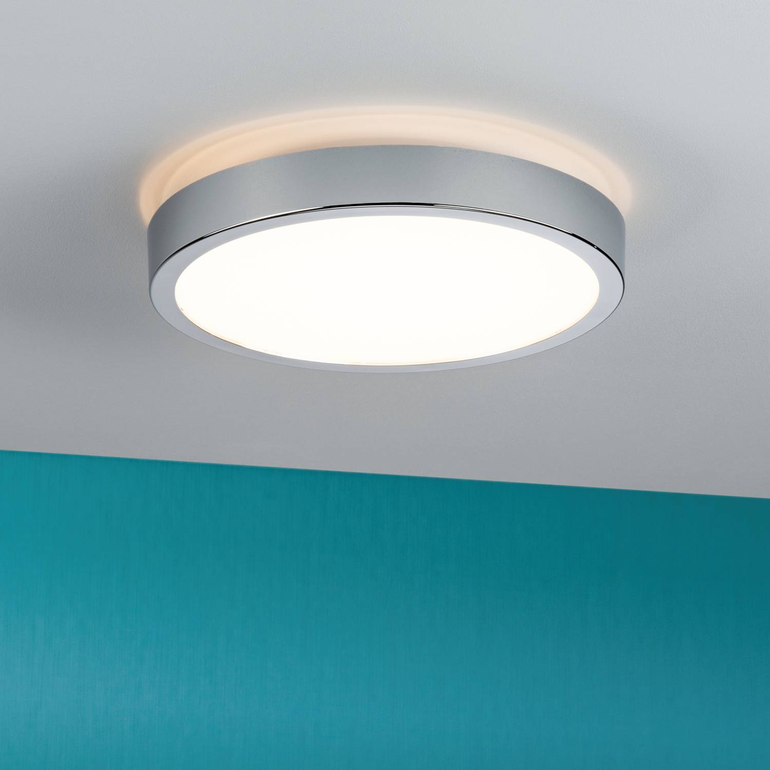 LED-Badleuchte Aviar Silber