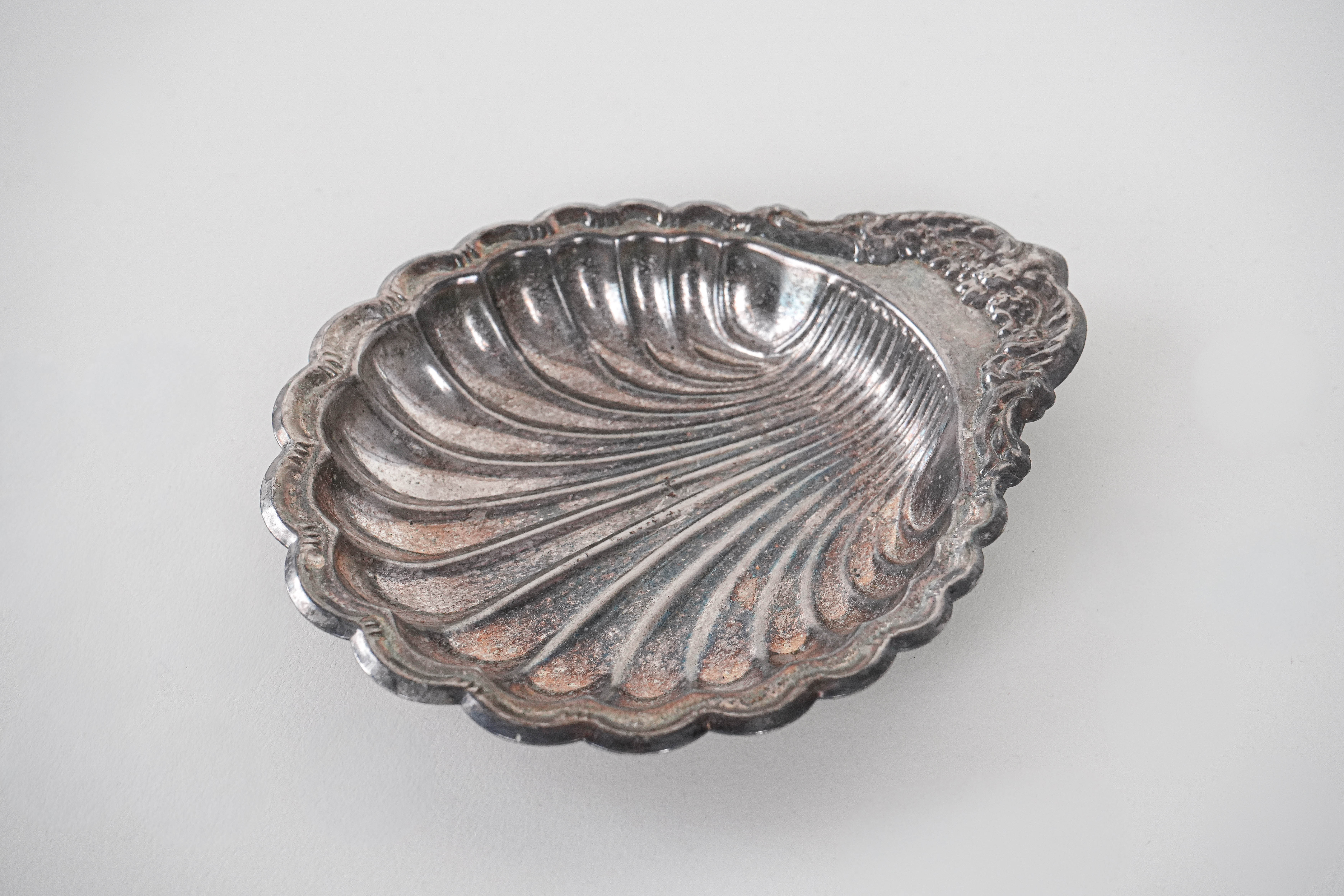 Metallplatte Silber