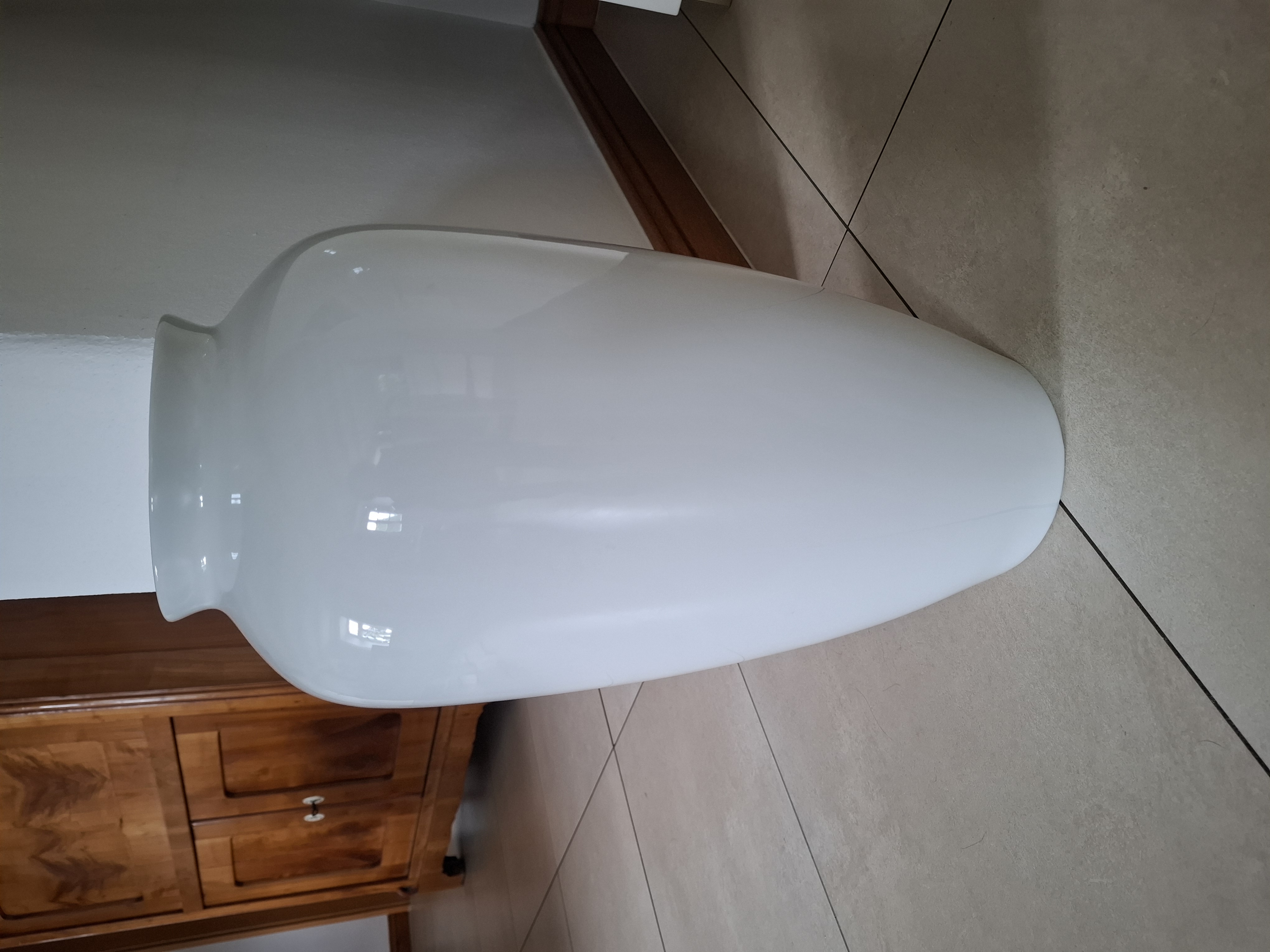 Bodenvase Porzellan Weiß