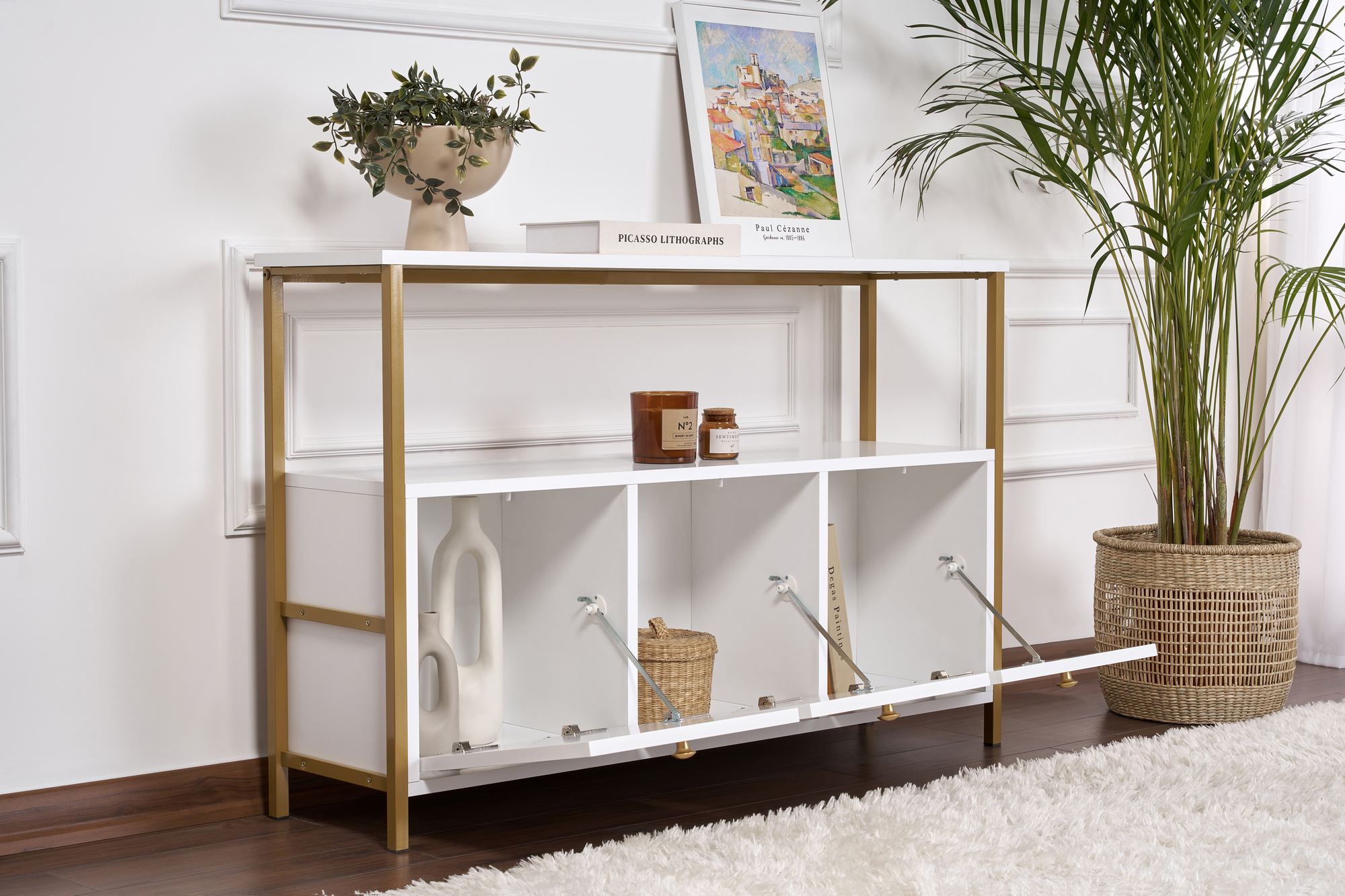 Solace Console White Gold