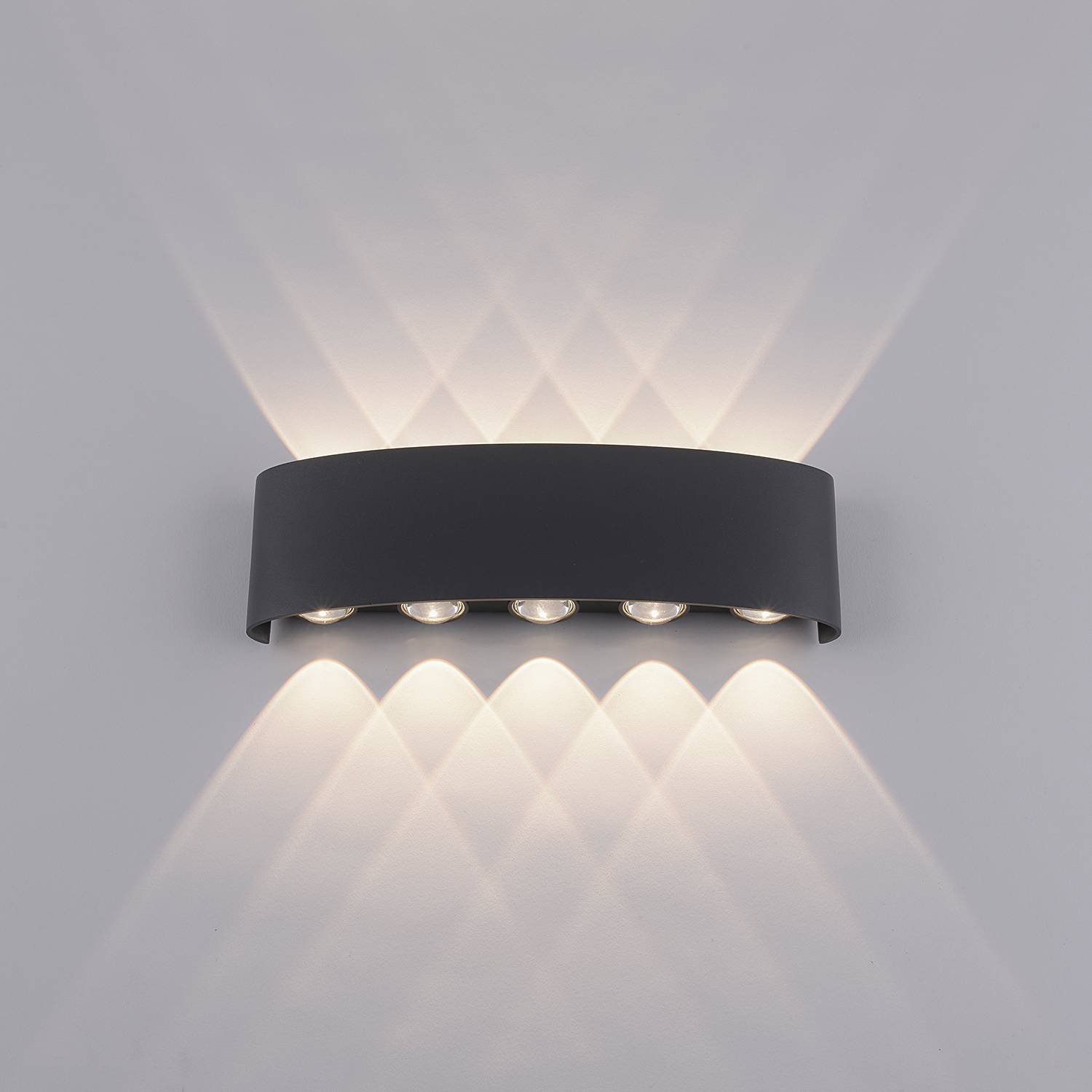 Calle Wall Lamp Aluminium Black