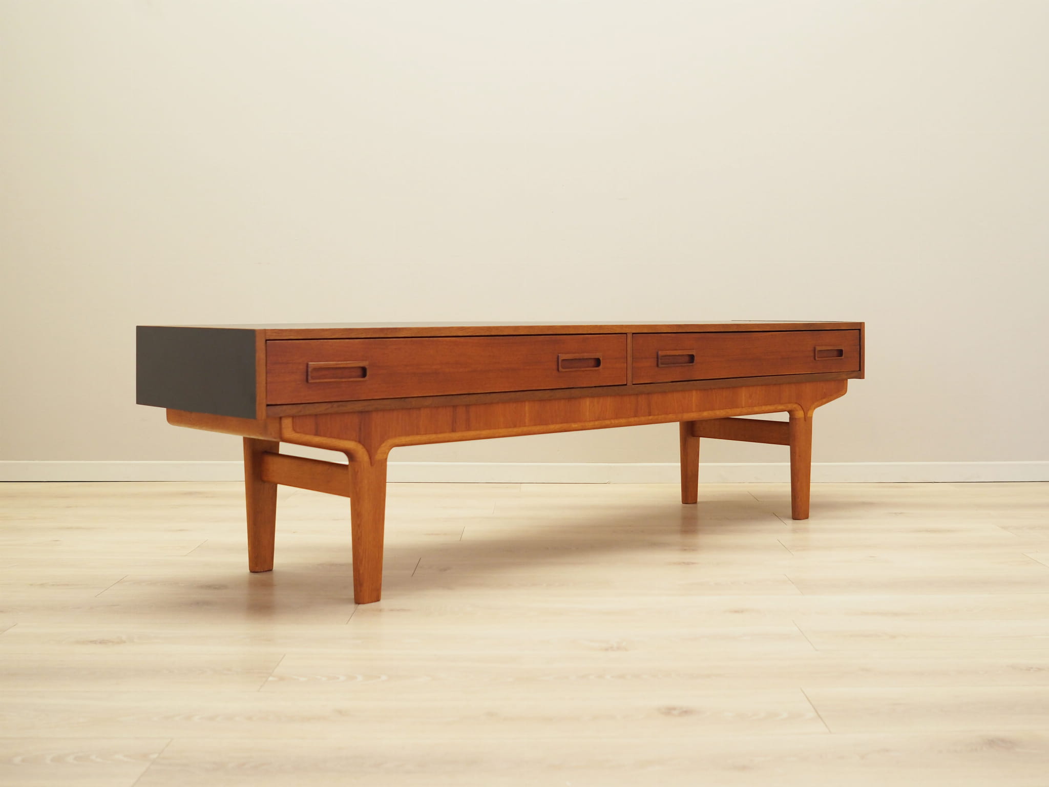 Vintage lowboard teak brown 1960s