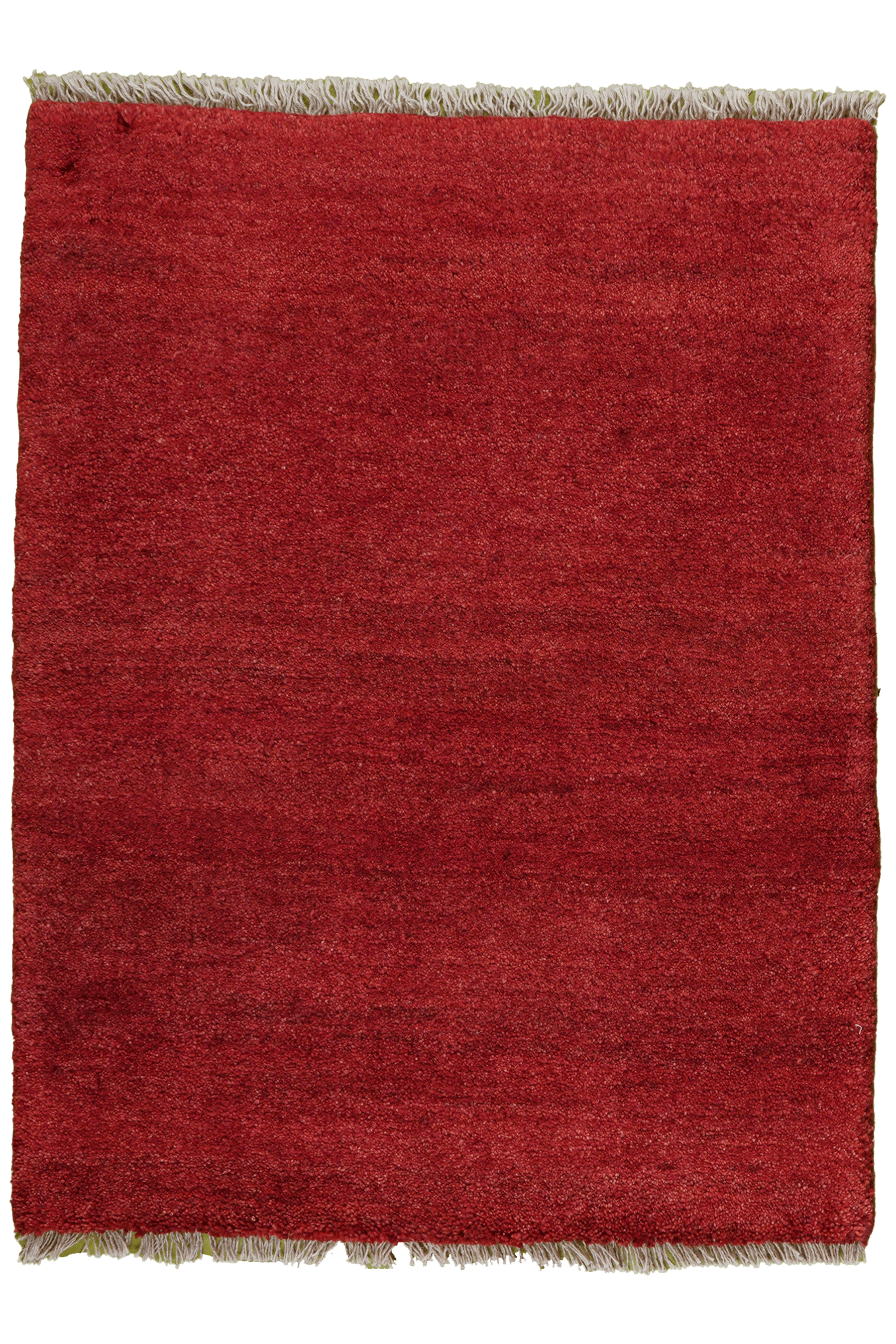 Gabbeh Teppich Wolle Rot