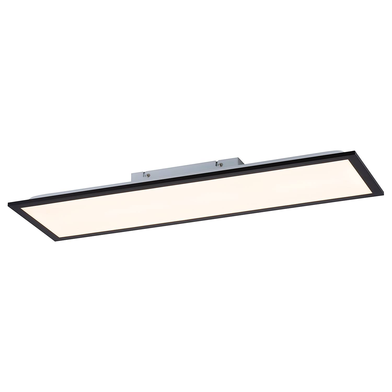 Flat LED-Deckenleuchte Polycarbonat Aluminium 1-flammig