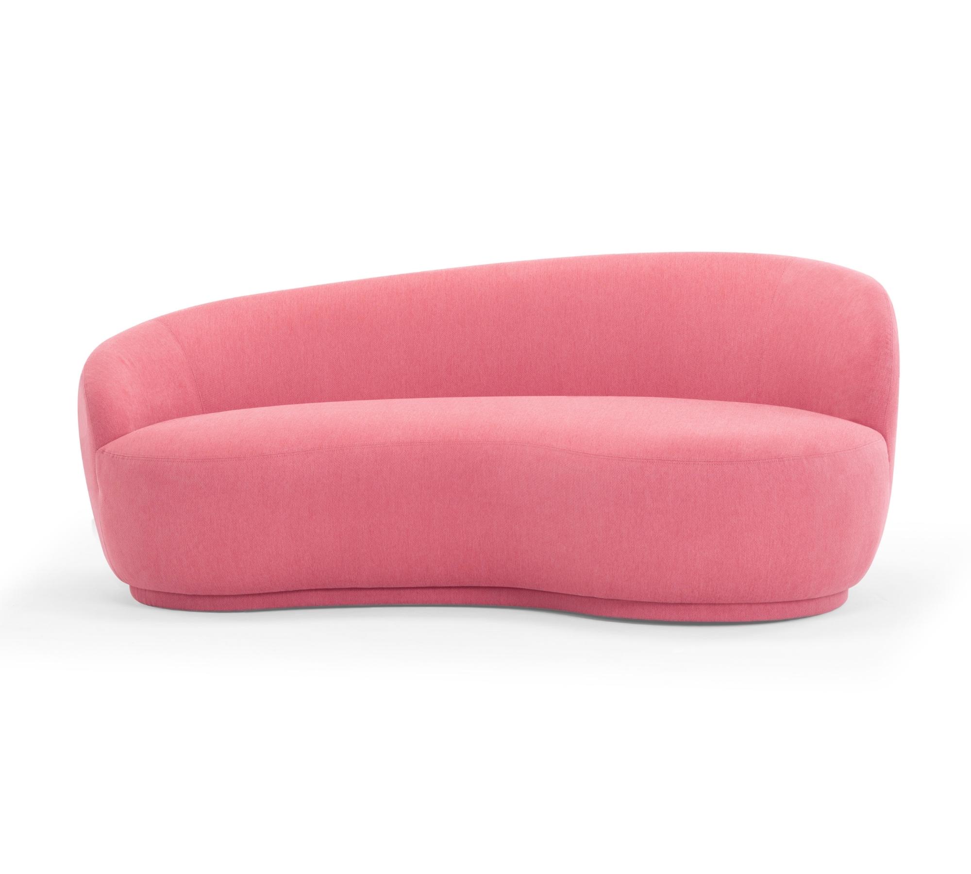 Rose Sofa 2,5-Sitzer Firenze Bubblegum