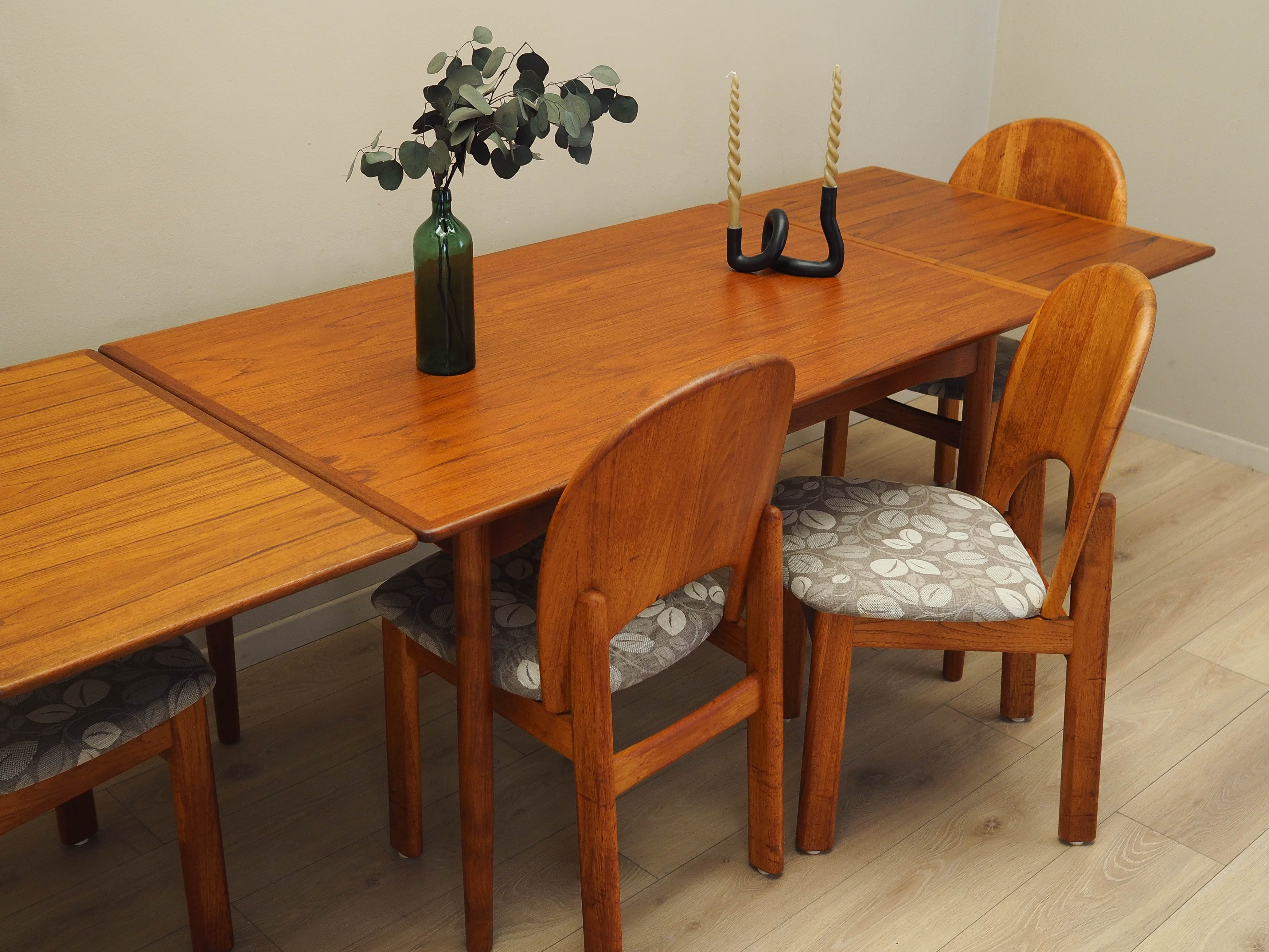 Teak table Brown 1970s