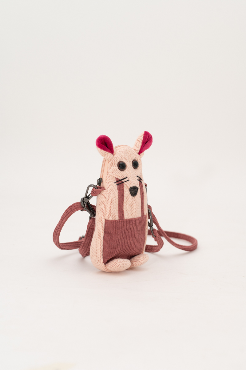 Maus Tasche Baumwolle Rosa