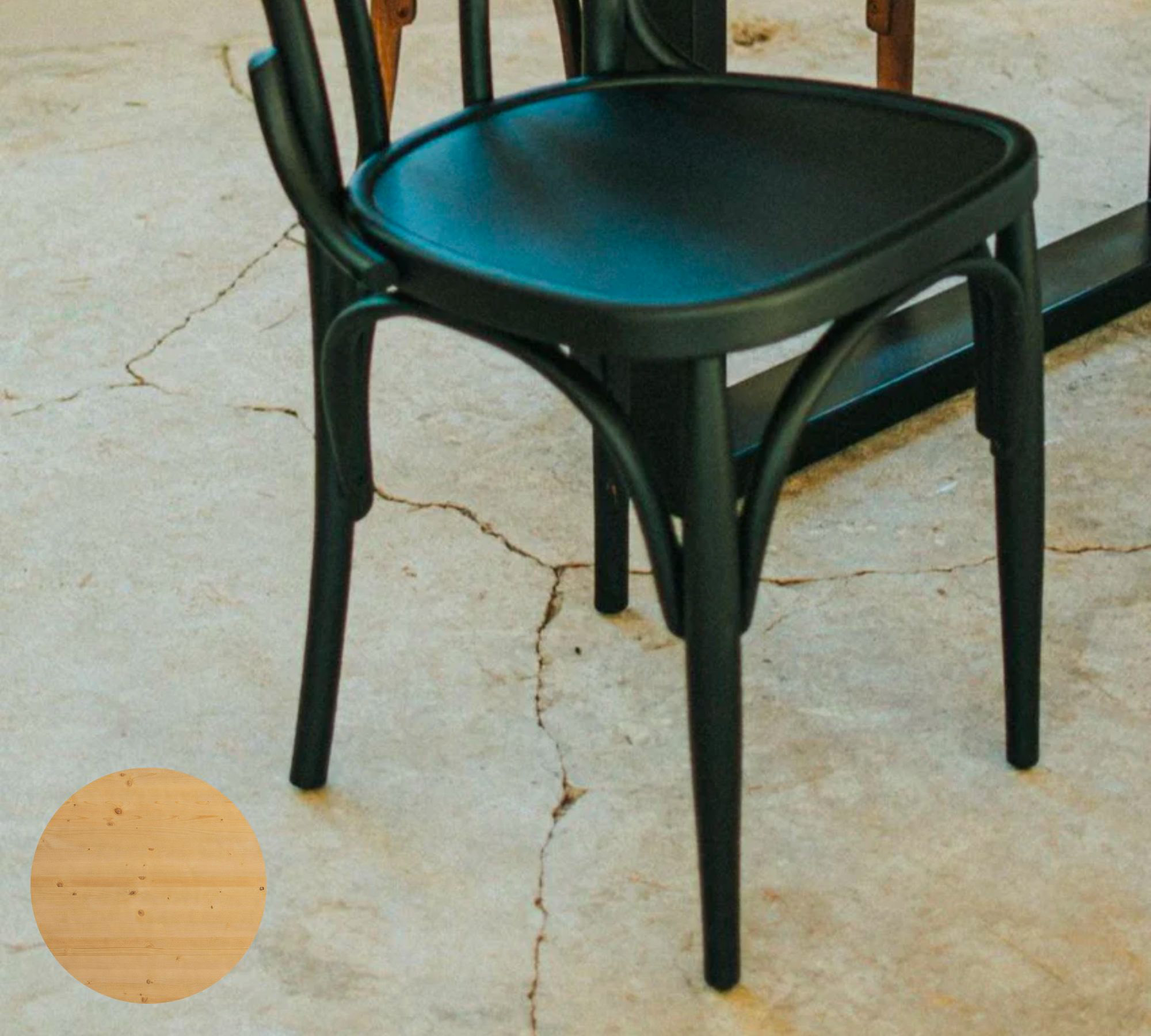 Lindita Stuhl Holz Olive 