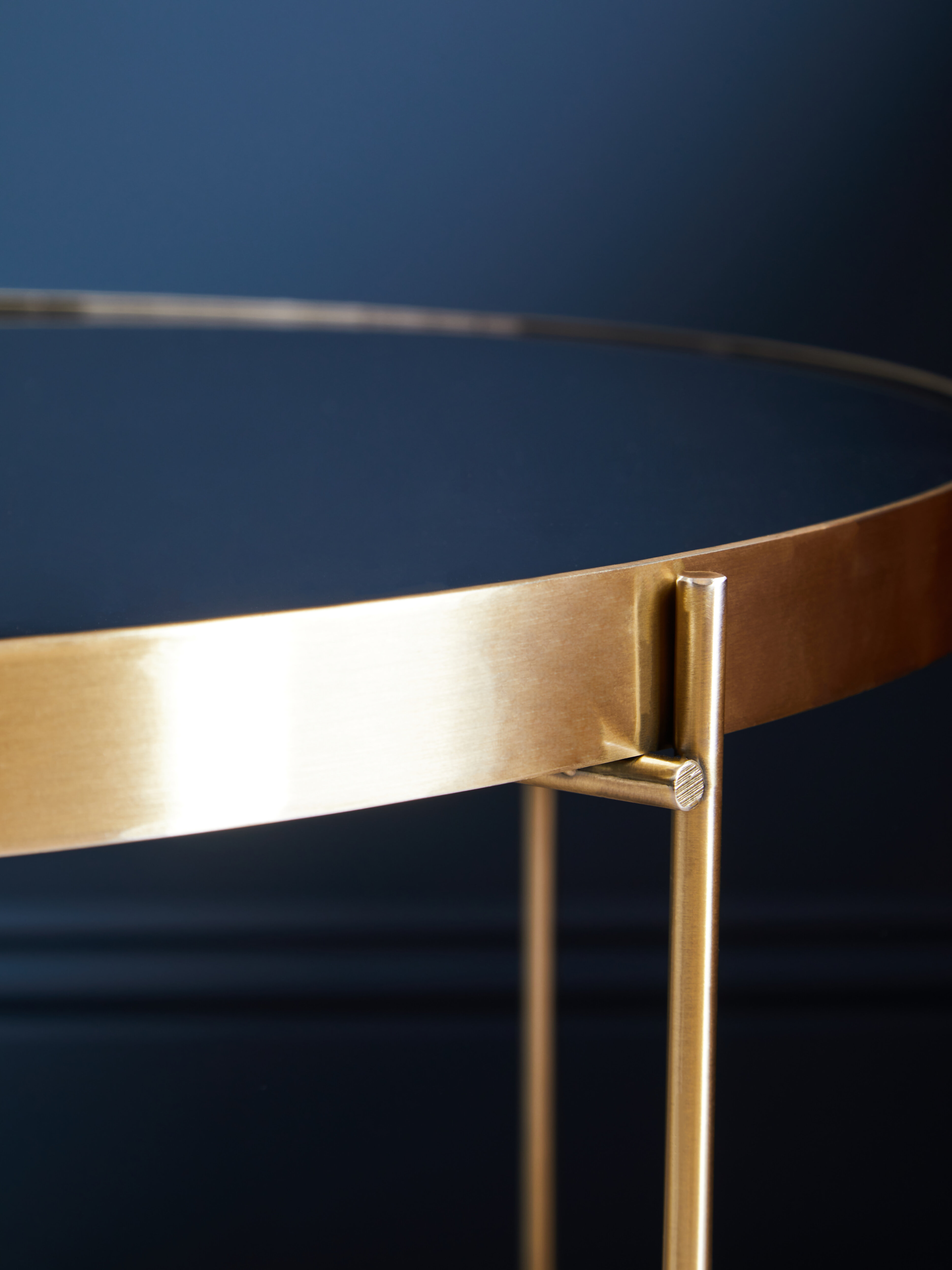Allure Gebürstete Bronze Groß Beistelltisch
