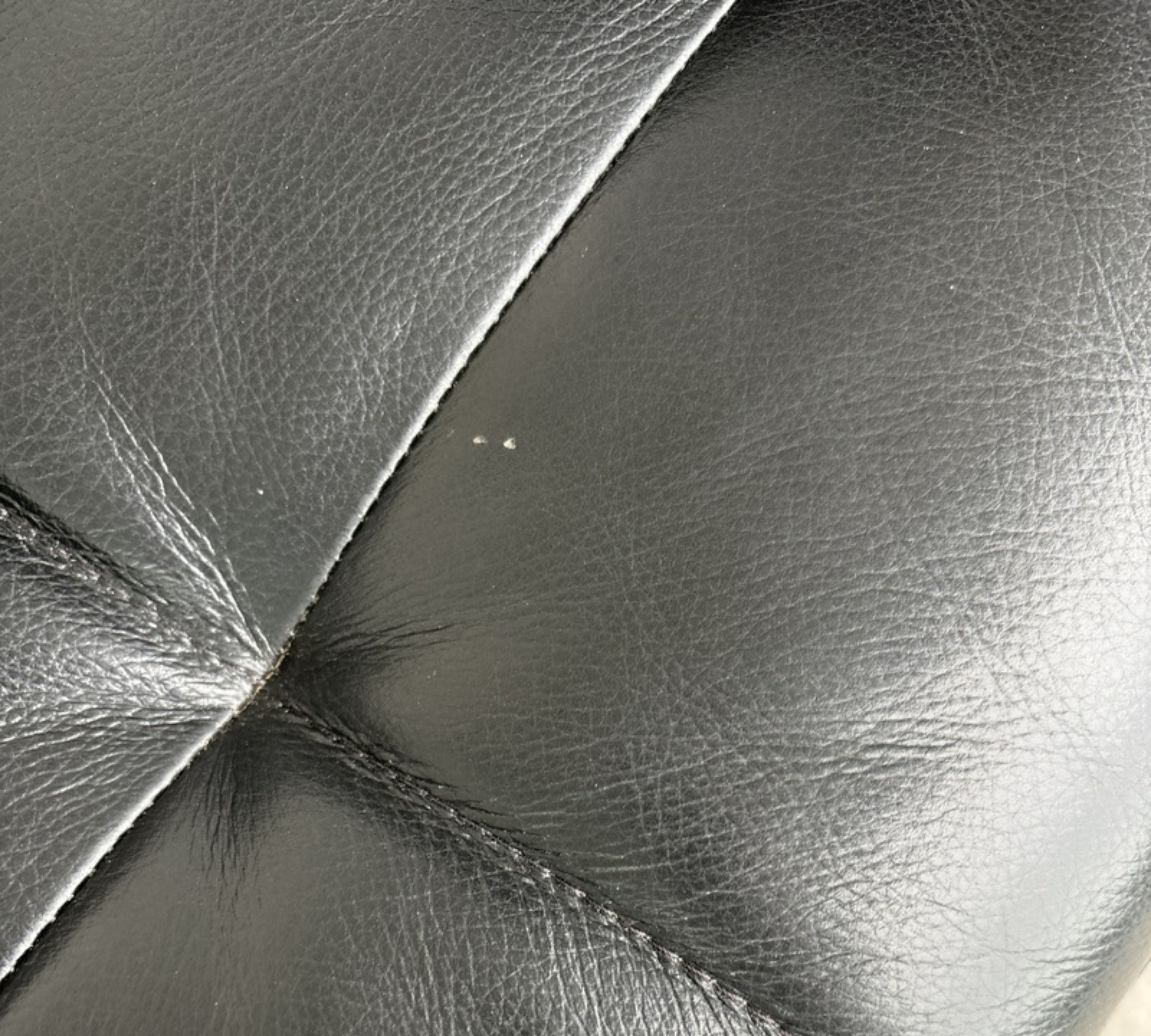 Landskrona Sofa 3-Sitzer Leder Schwarz