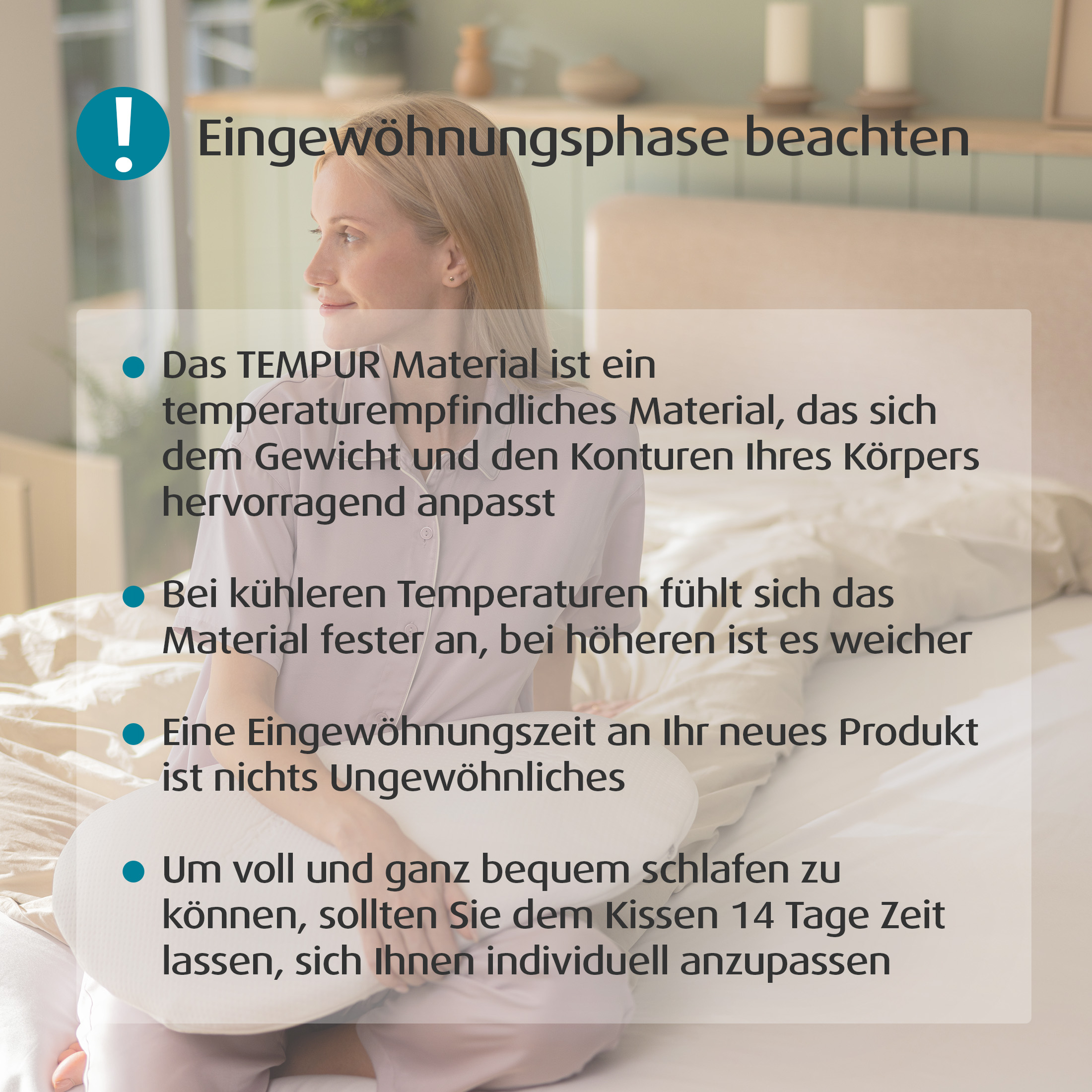 TEMPUR® Sonata ergonomisches Nackenstützkissen in L