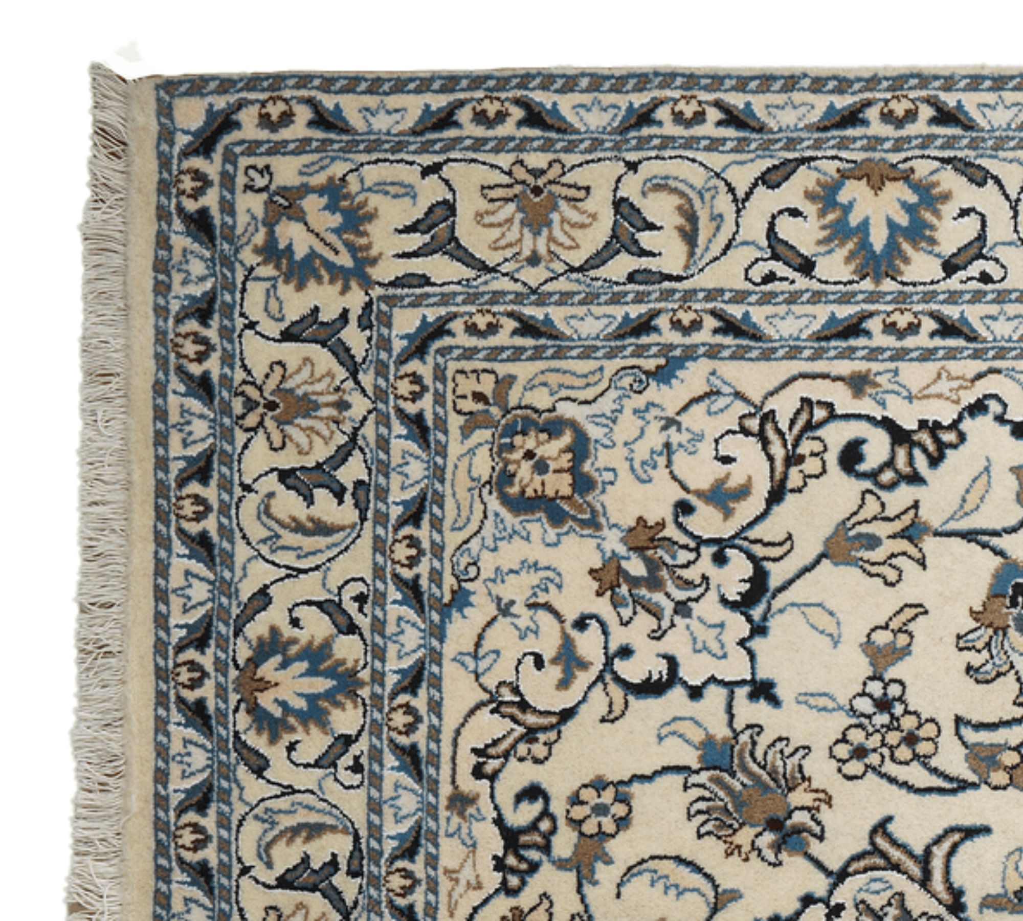 Nain 12la Teppich Wolle Beige