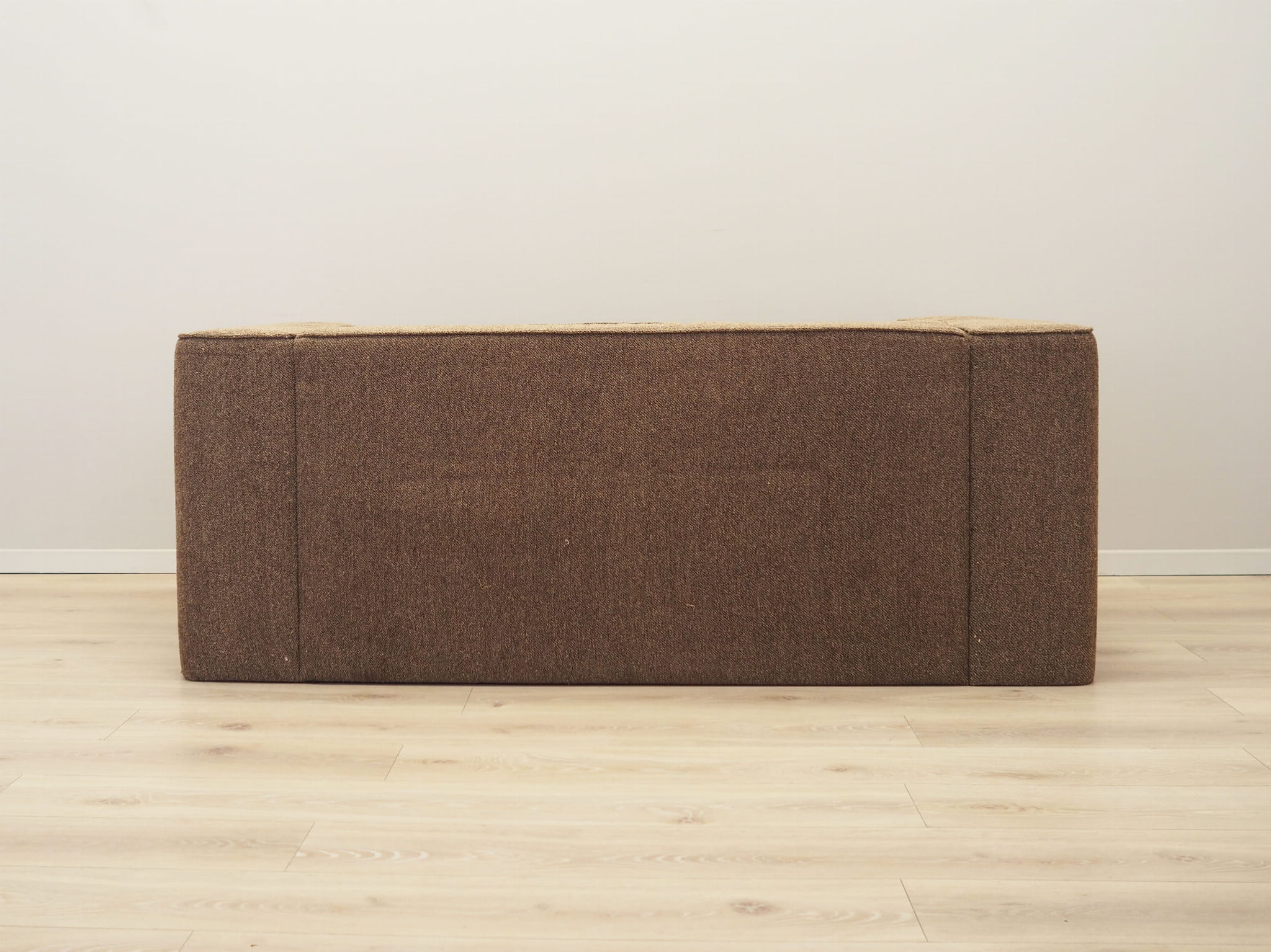 Vintage Sofa Textil Braun 1980er Jahre