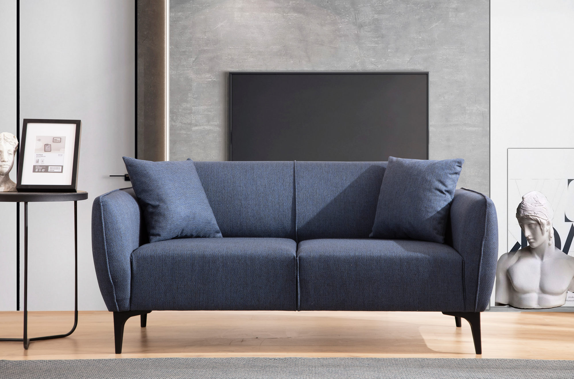 Belissimo 2-Sitzer Sofa Blau