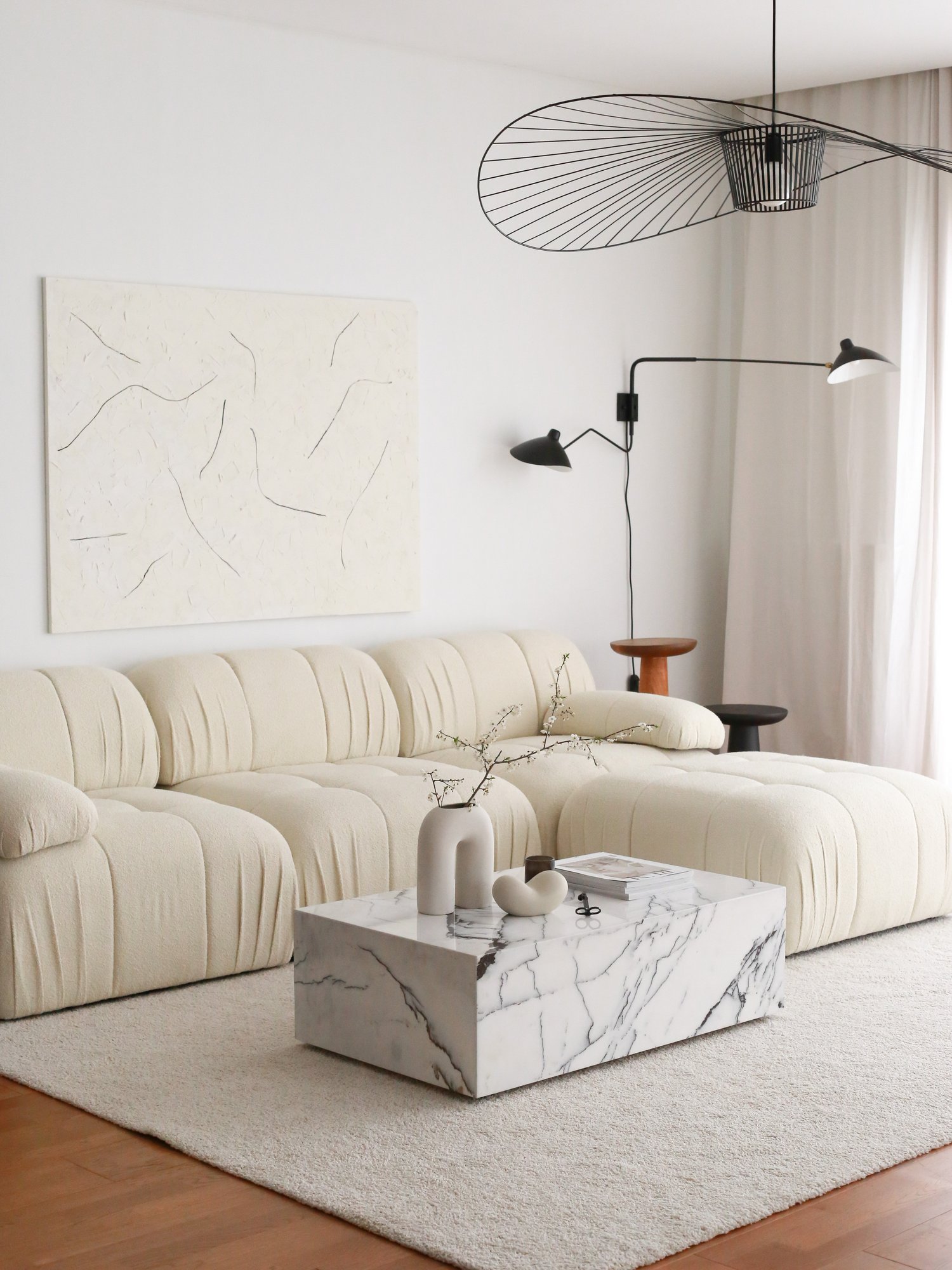 Soli Corner Sofa White