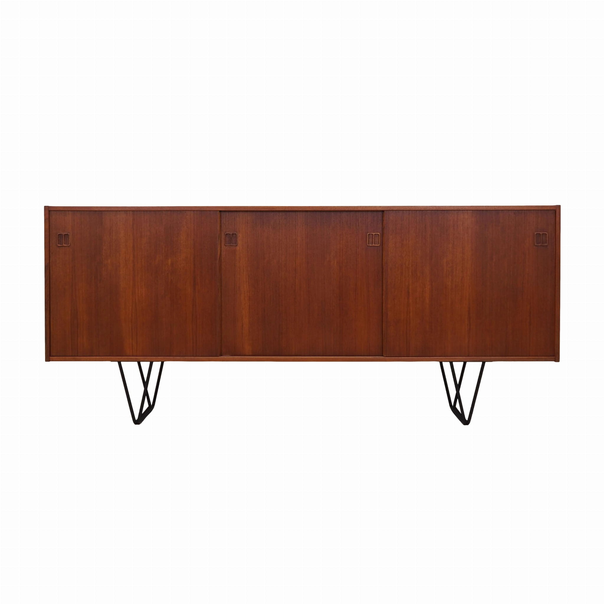 Vintage Sideboard Teakholz Braun 1970er Jahre