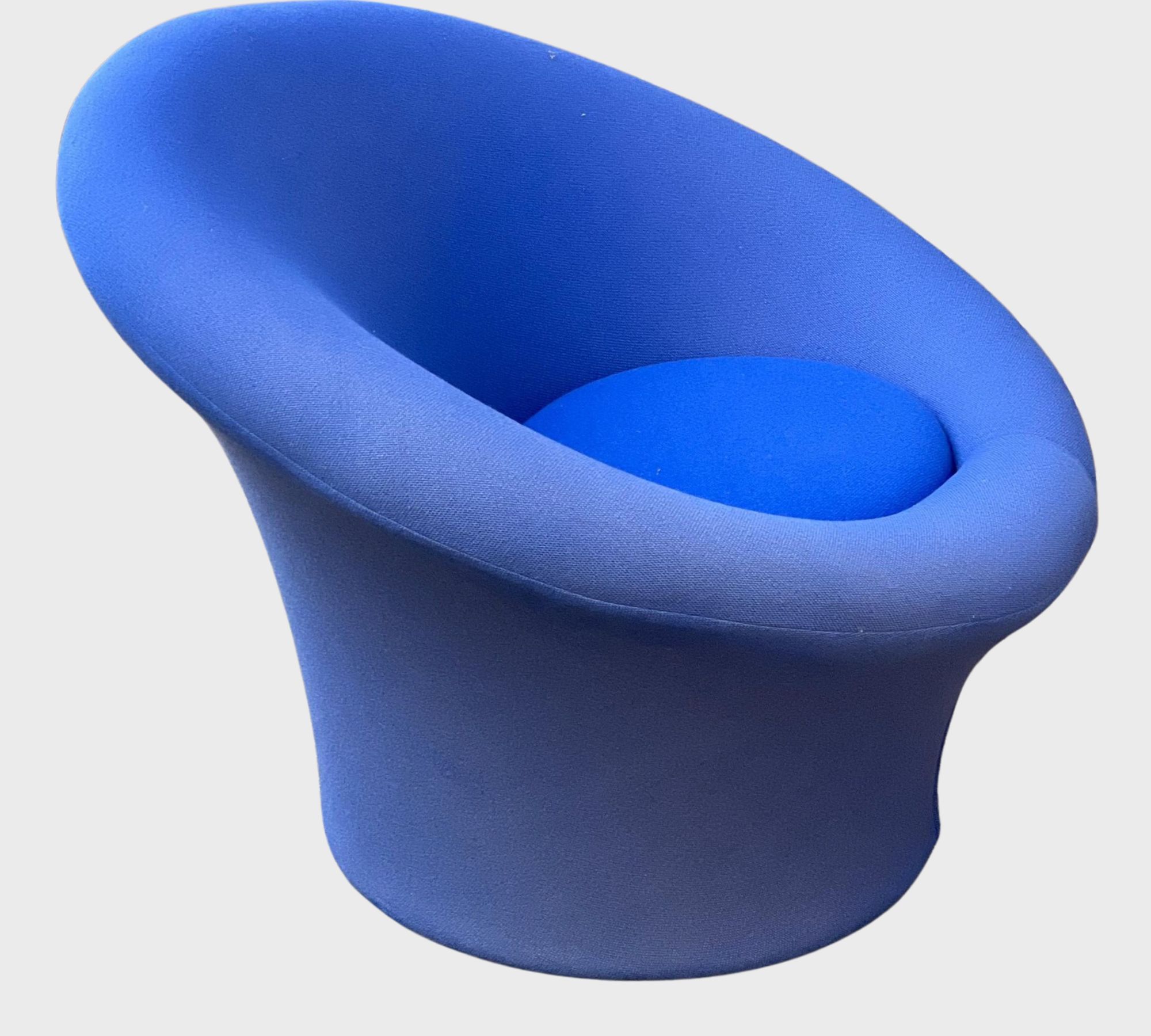 Mushroom Sessel von Pierre Paulin Wolle Blau