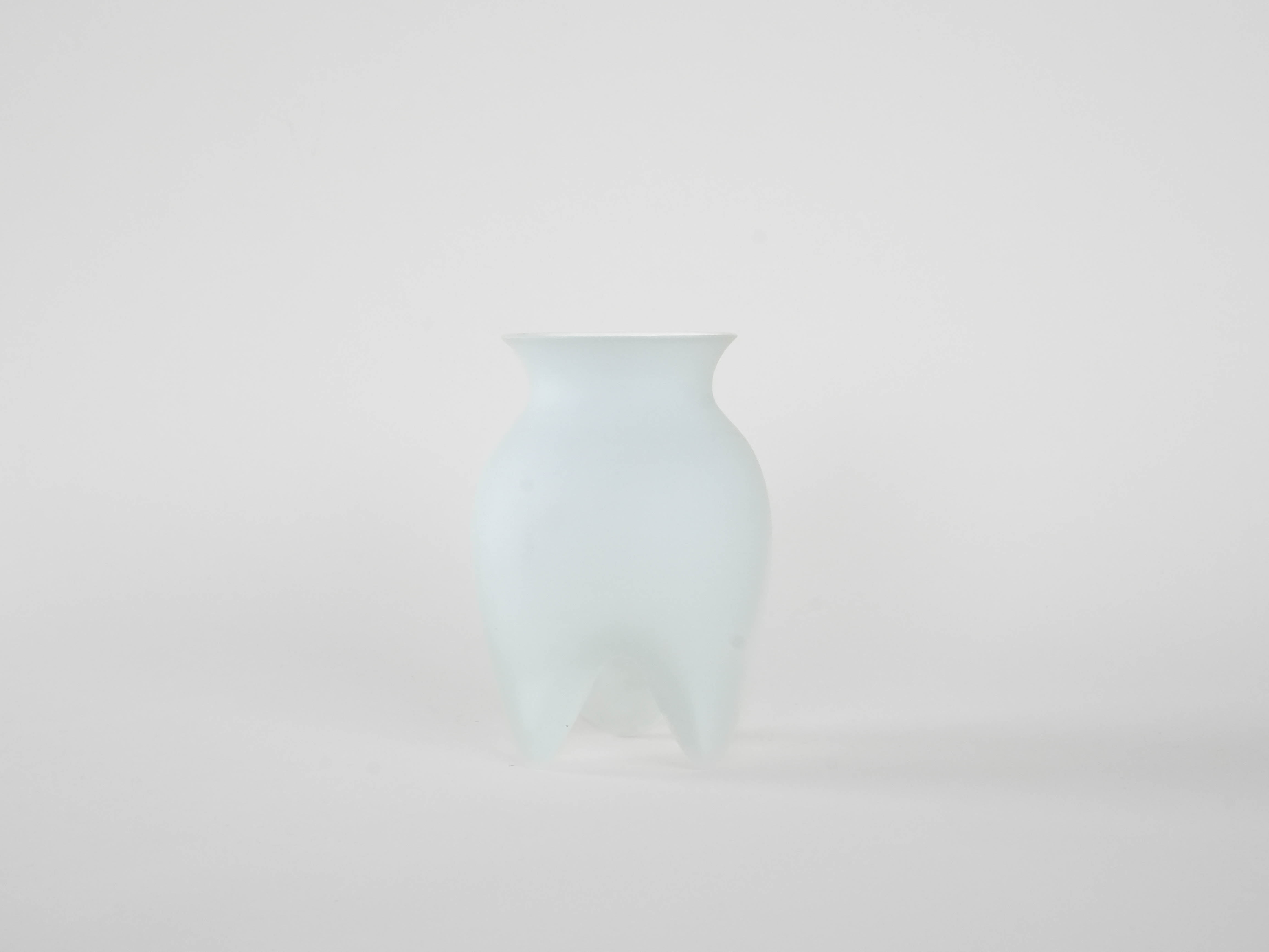 Glasvase Transparent 2000er Jahre