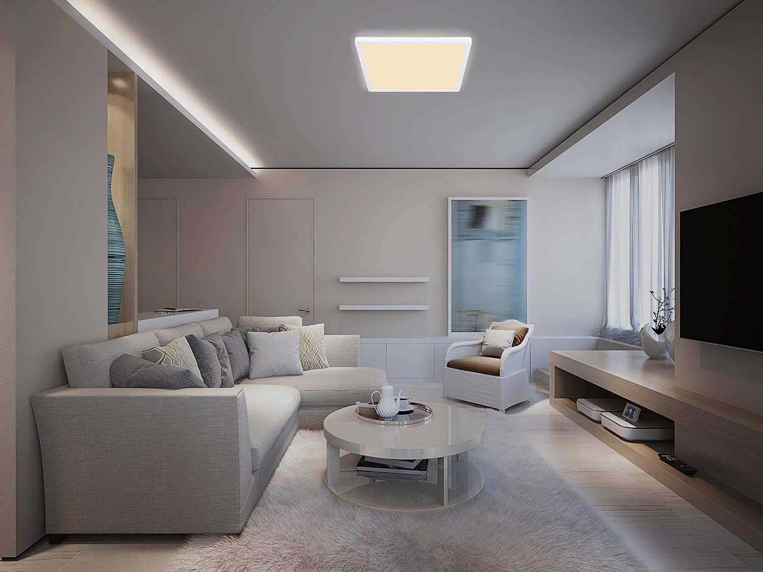 Sapana Type B ceiling light Fiberglass 1-light