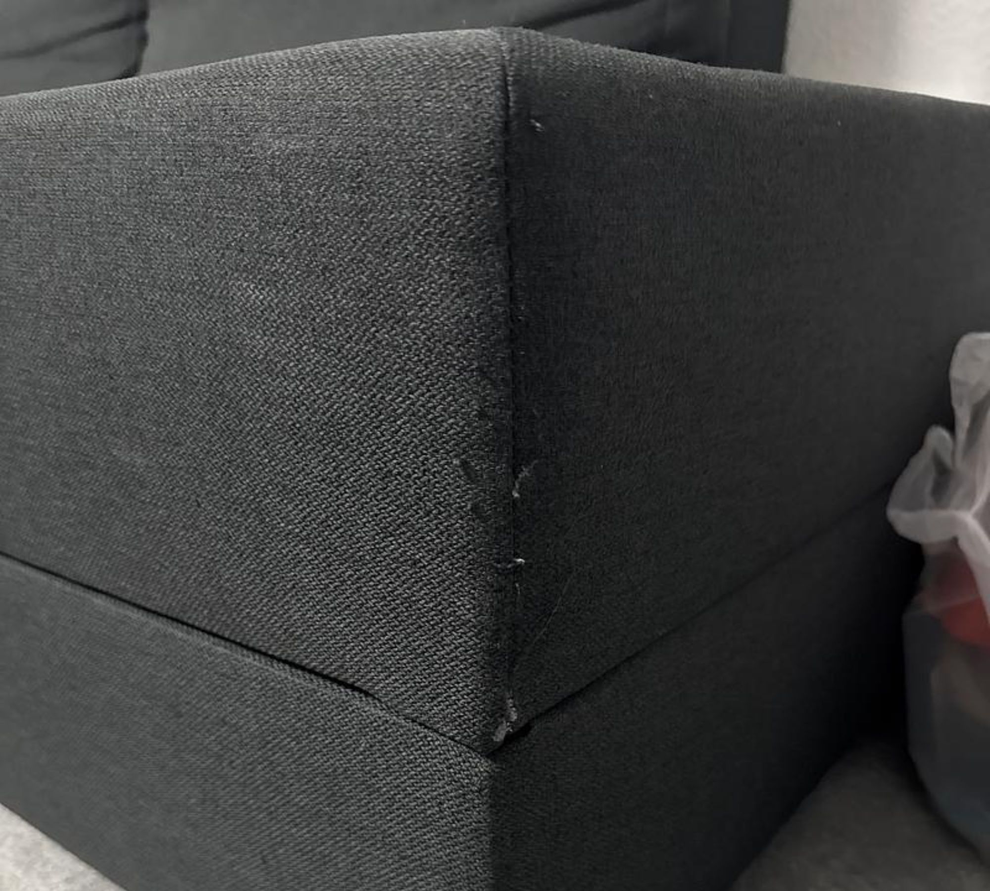 Ecksofa mit Bett Funktion und Matratze 