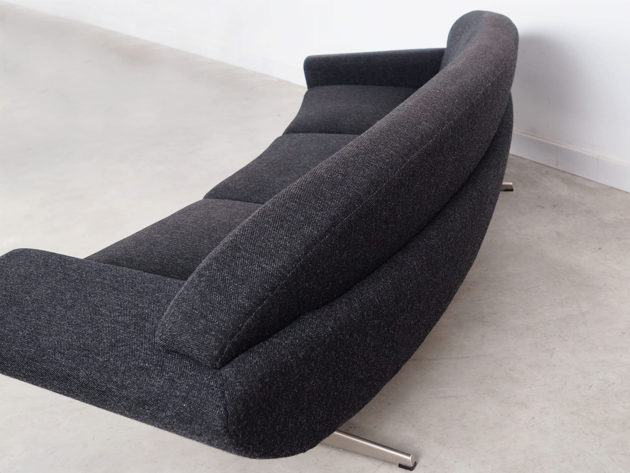 Capri Sofa Fabric Graphite 1960s