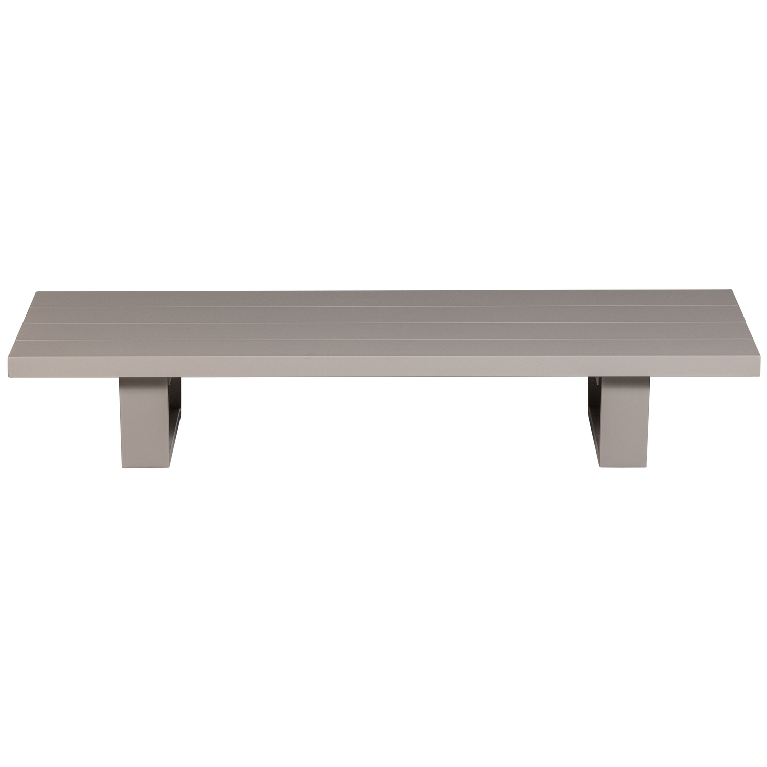 Bear Garten Couchtisch Aluminium Grau