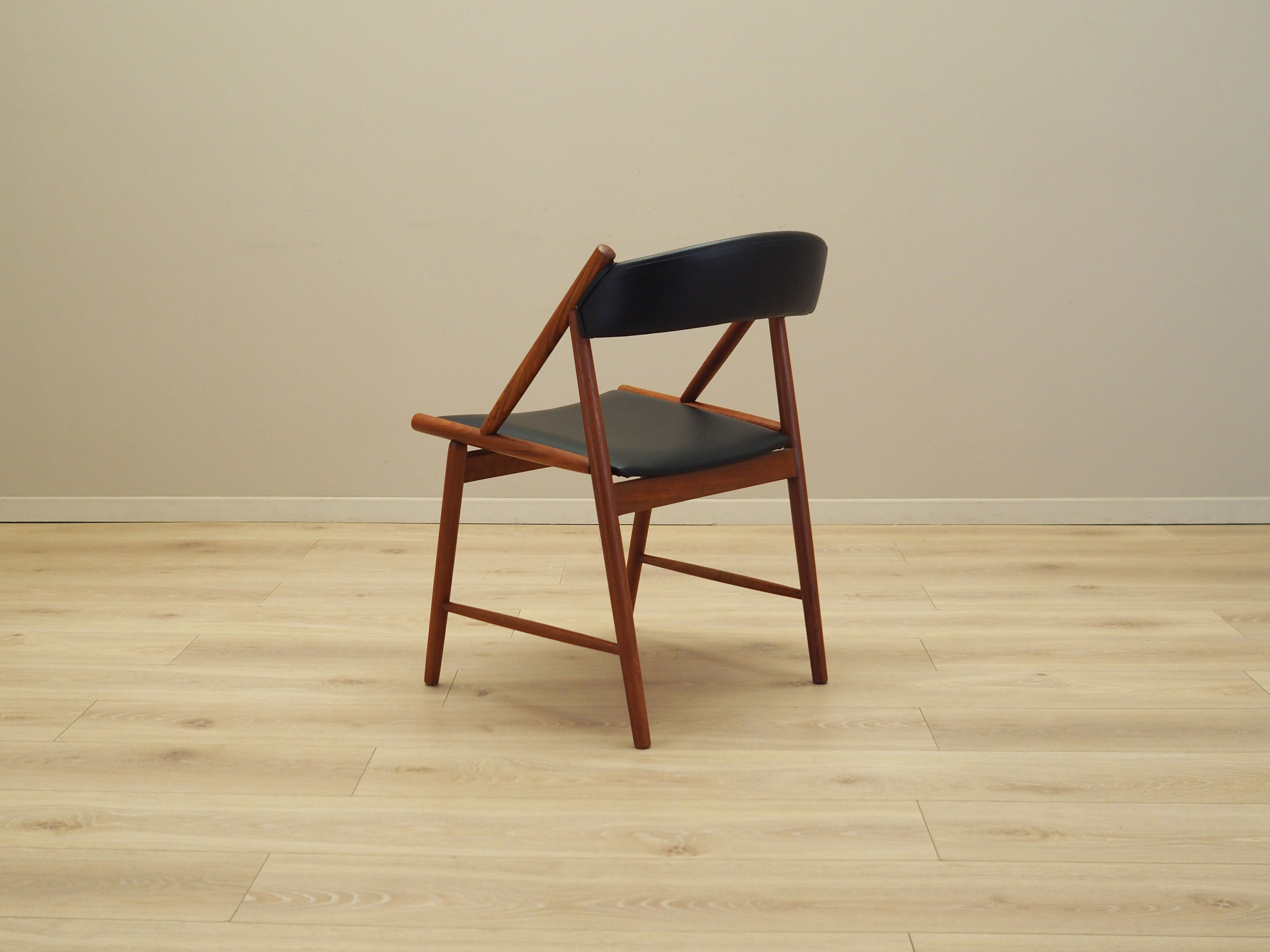 Sedia da pranzo in teak anni '70