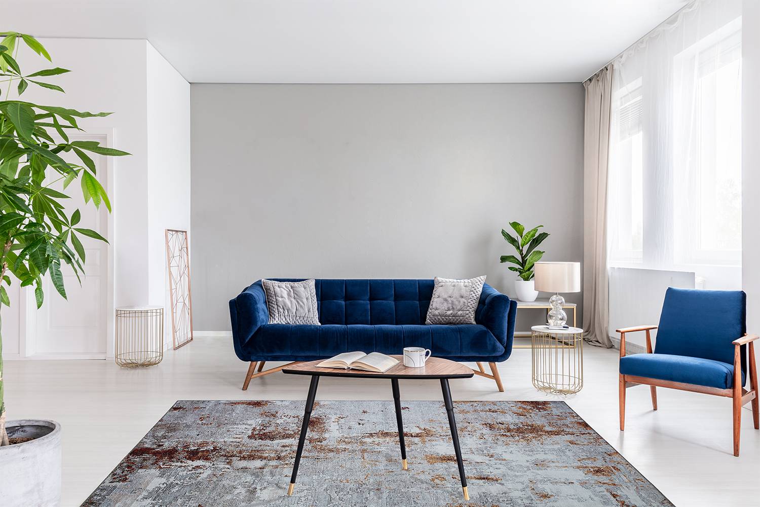 Lago Typ A Teppich Silber Rot 200 x 290 cm