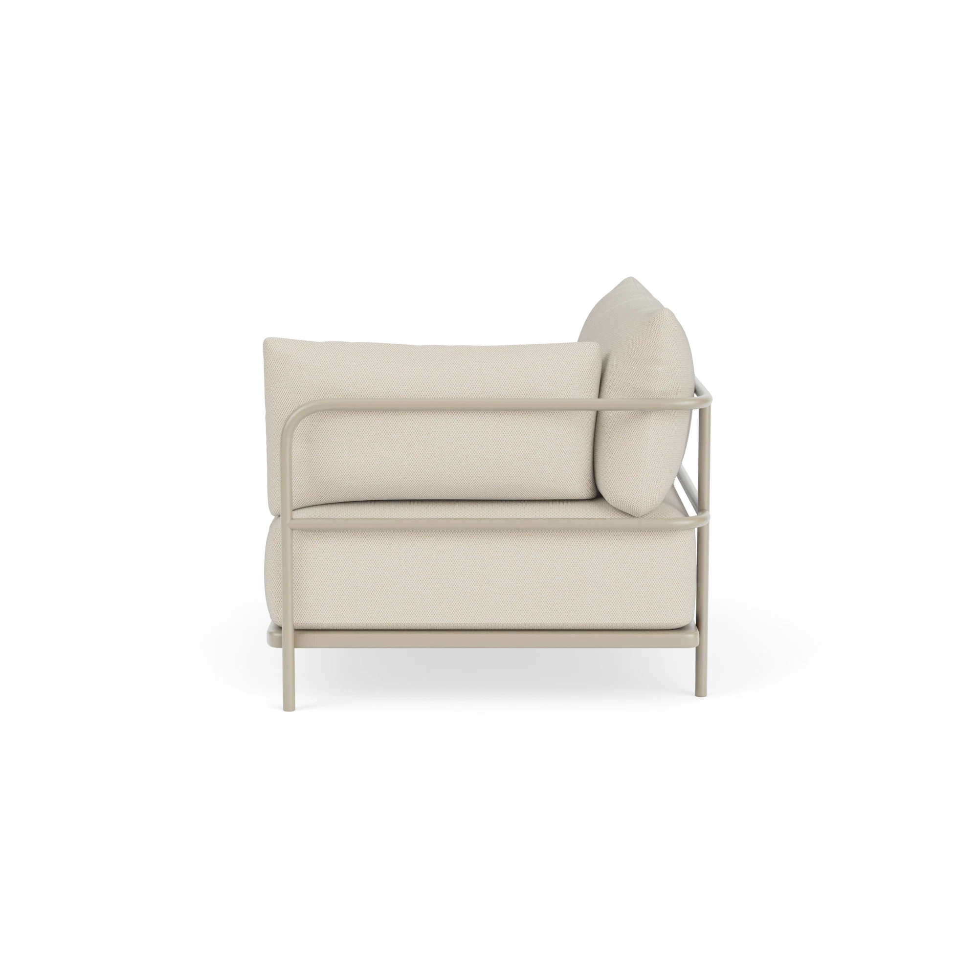 Vincent Outdoor 1-Sitzer Modul Rechts Sandshell