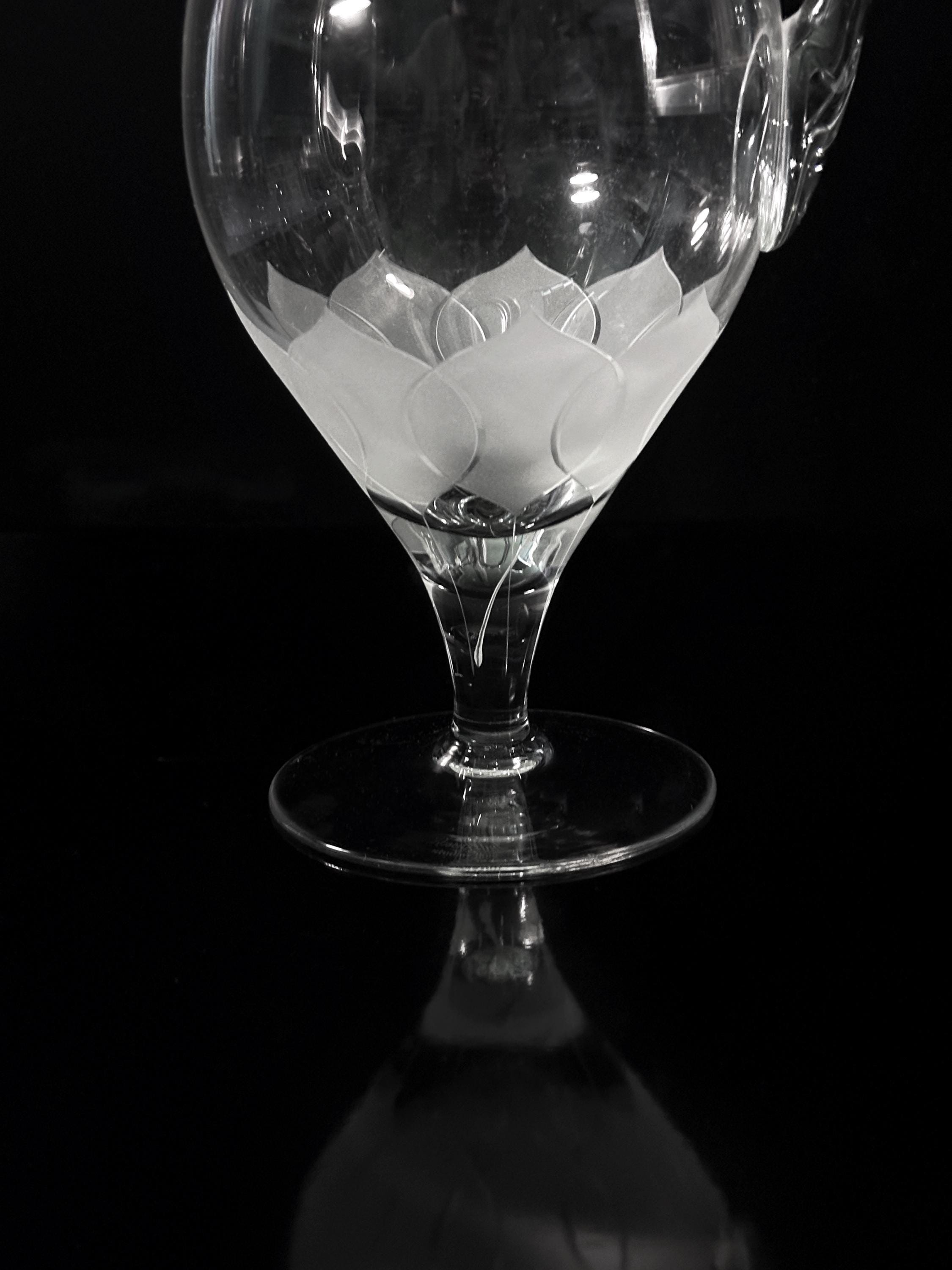 Vintage Lotus Decanter Crystal 1960s