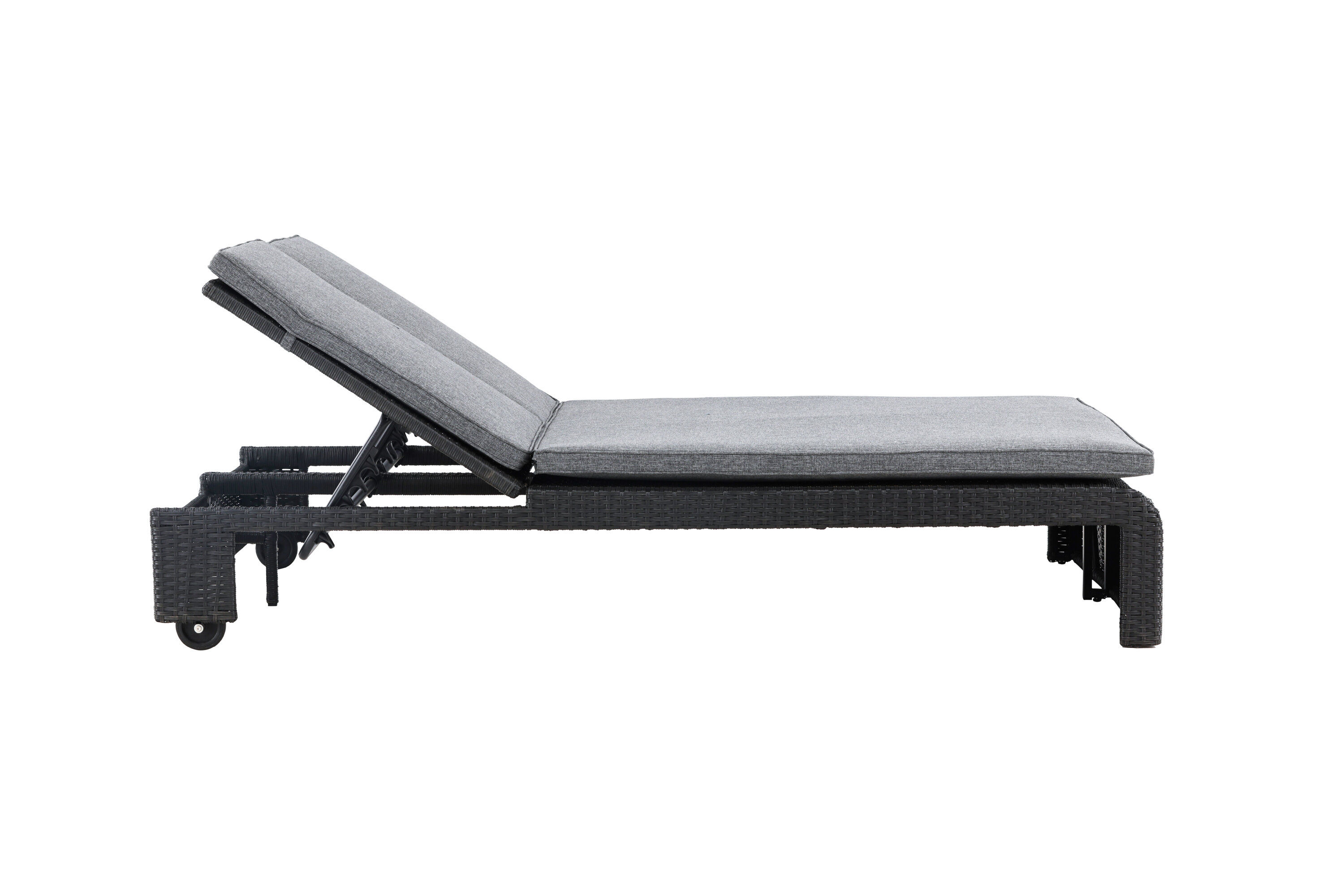 London Sonnenbank Spunpolyester Schwarz Dunkelgrau