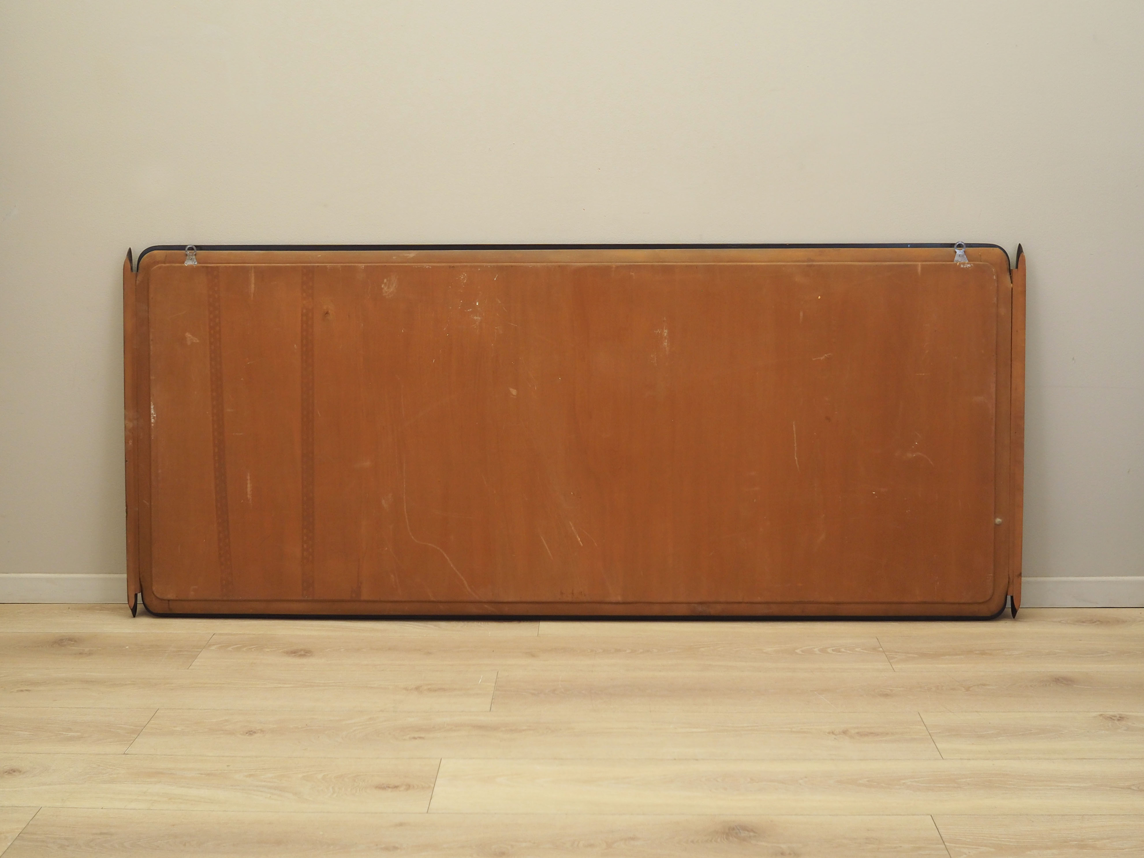 Spiegel mit Mahagonirahmen 1970er Jahre